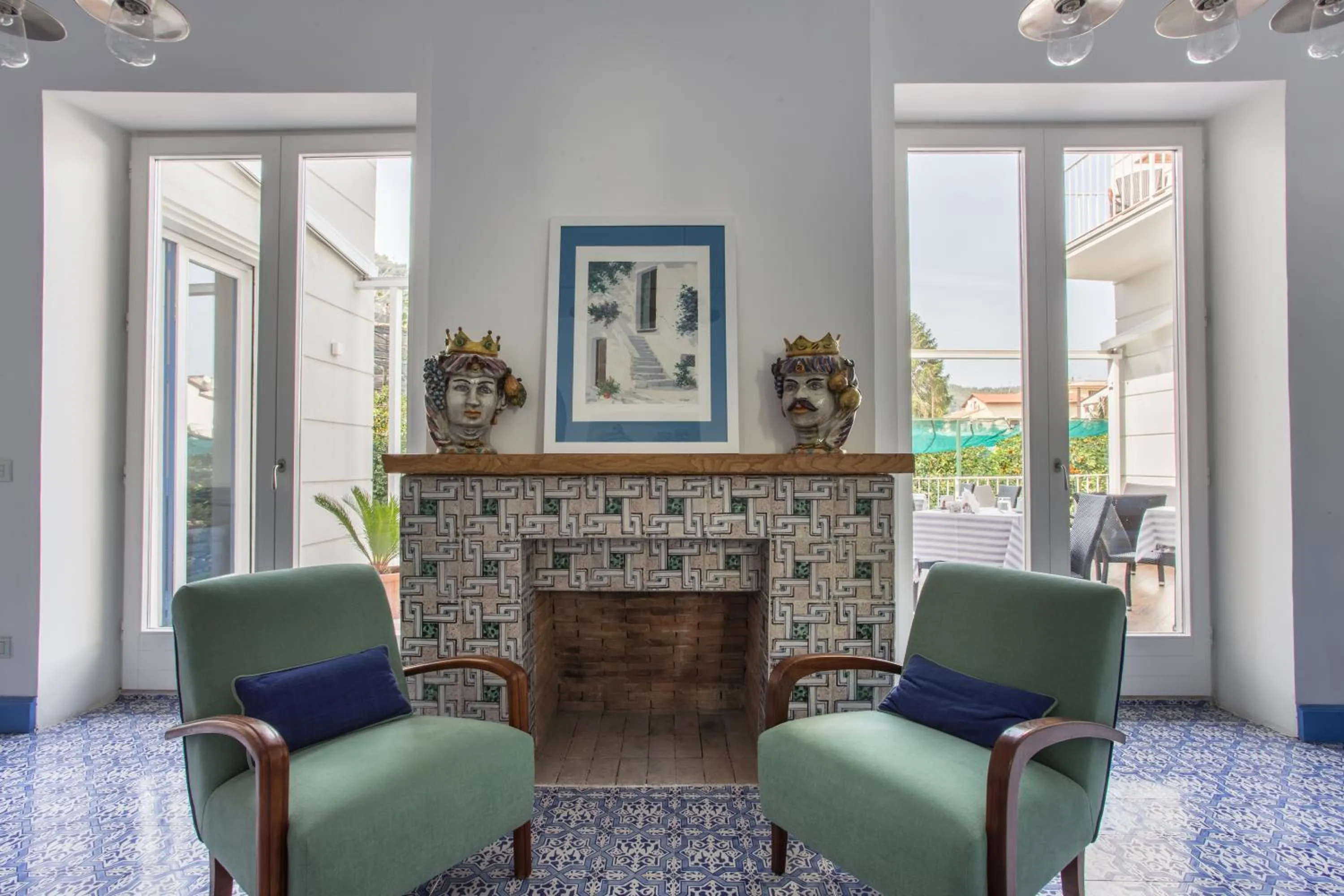 Decorative detail in Hotel Mignon Meublè