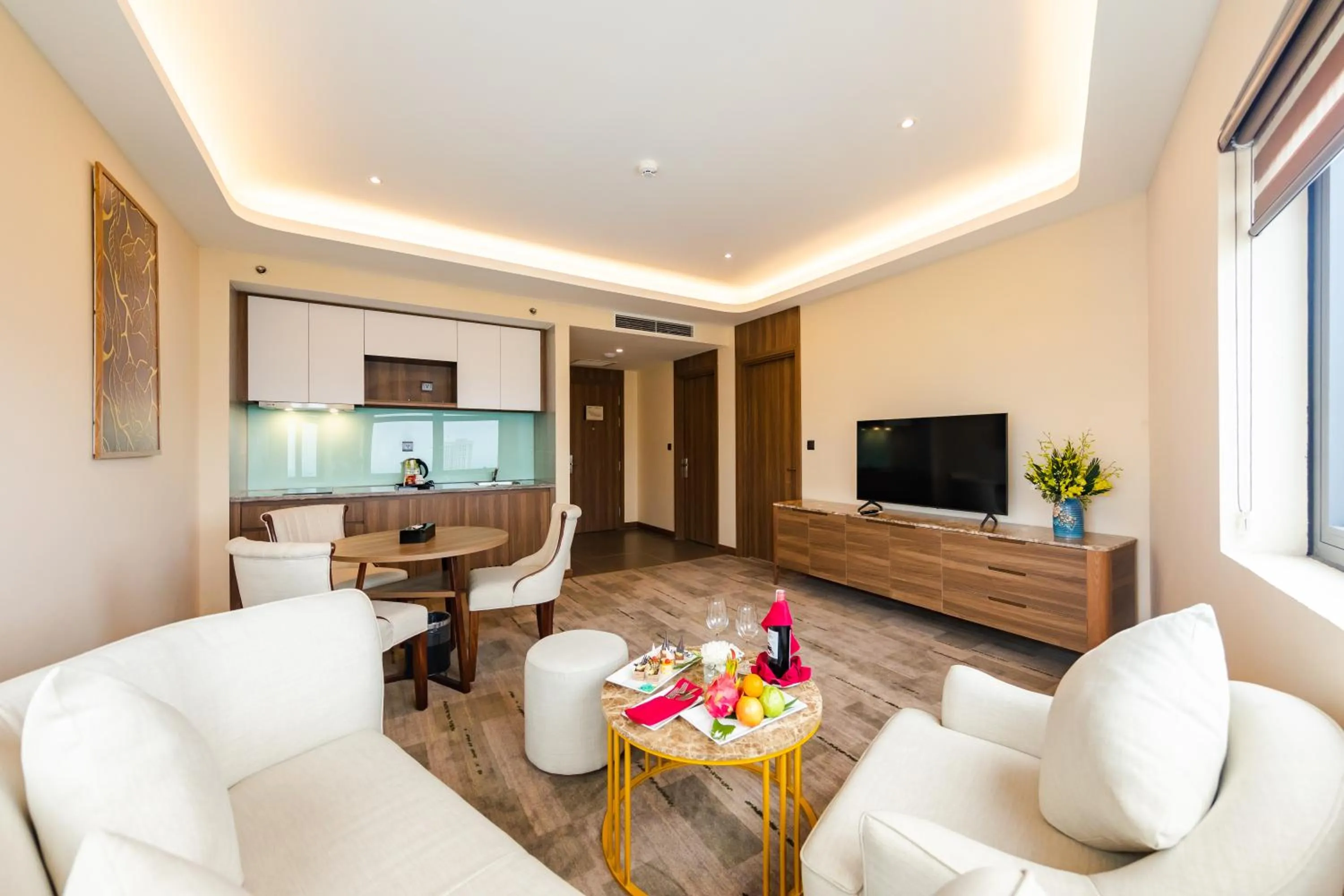 Living room in Muong Thanh Luxury Ha Long Centre II