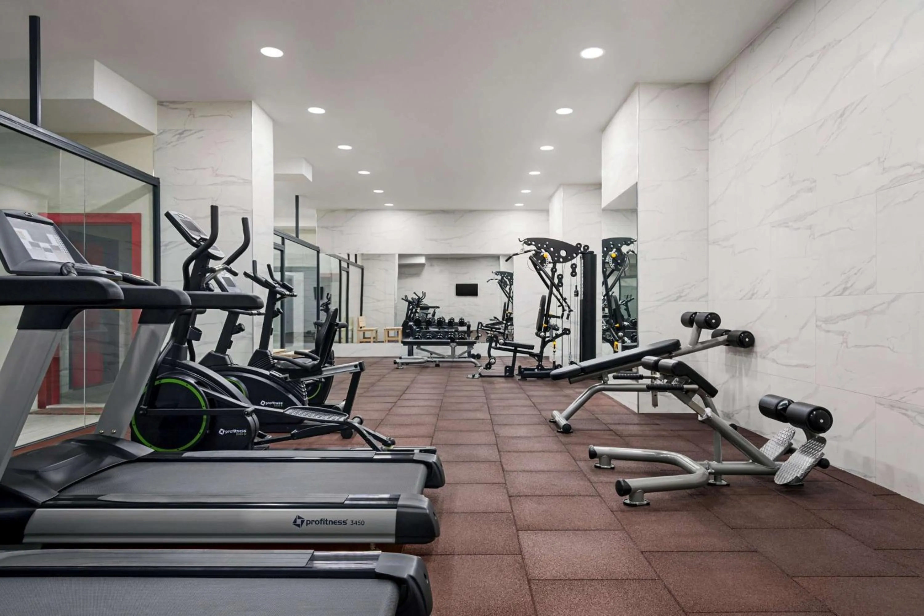 Fitness centre/facilities in Ramada Plaza by Wyndham Ordu