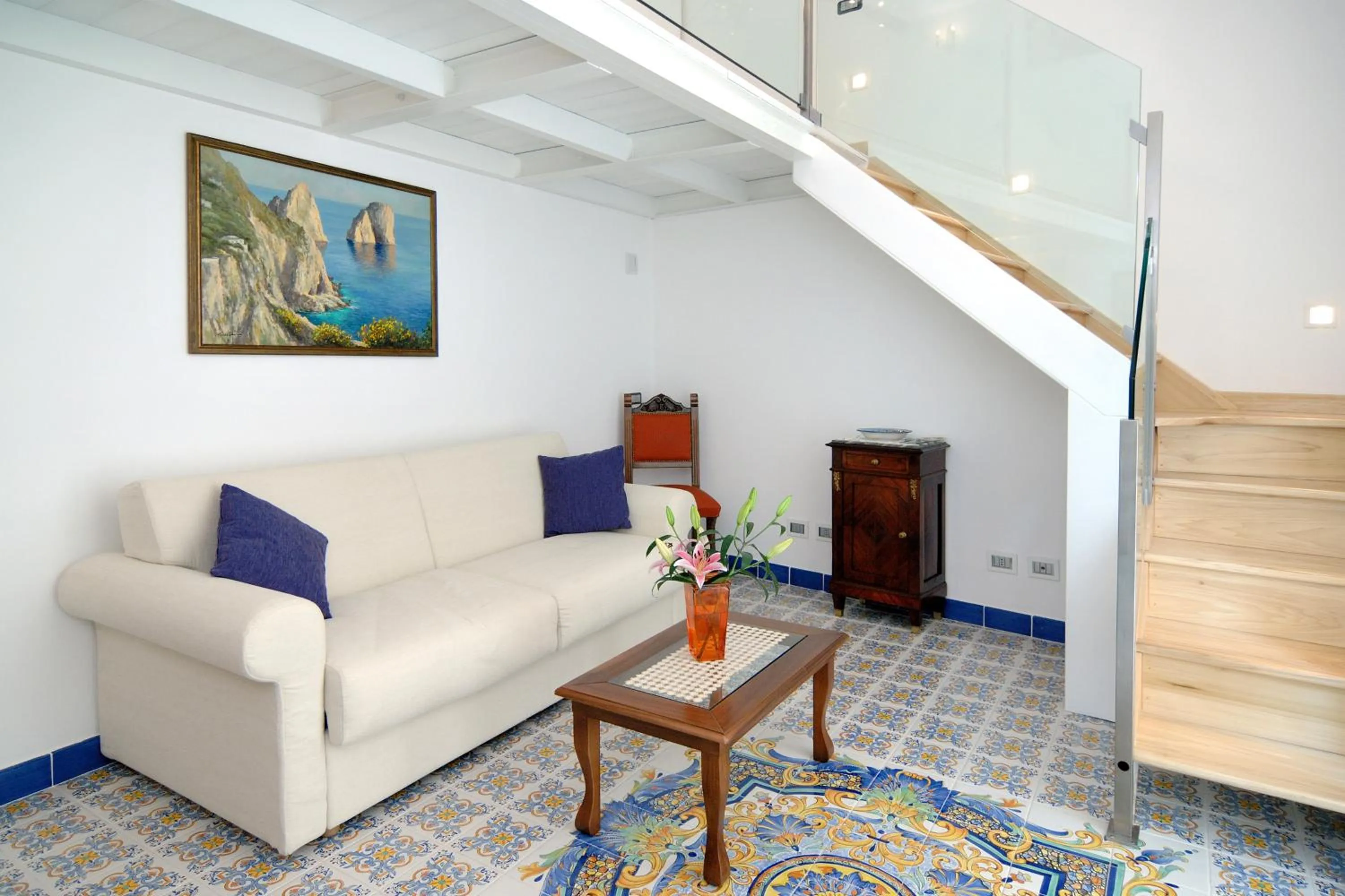 Seating area in Residenza Luce