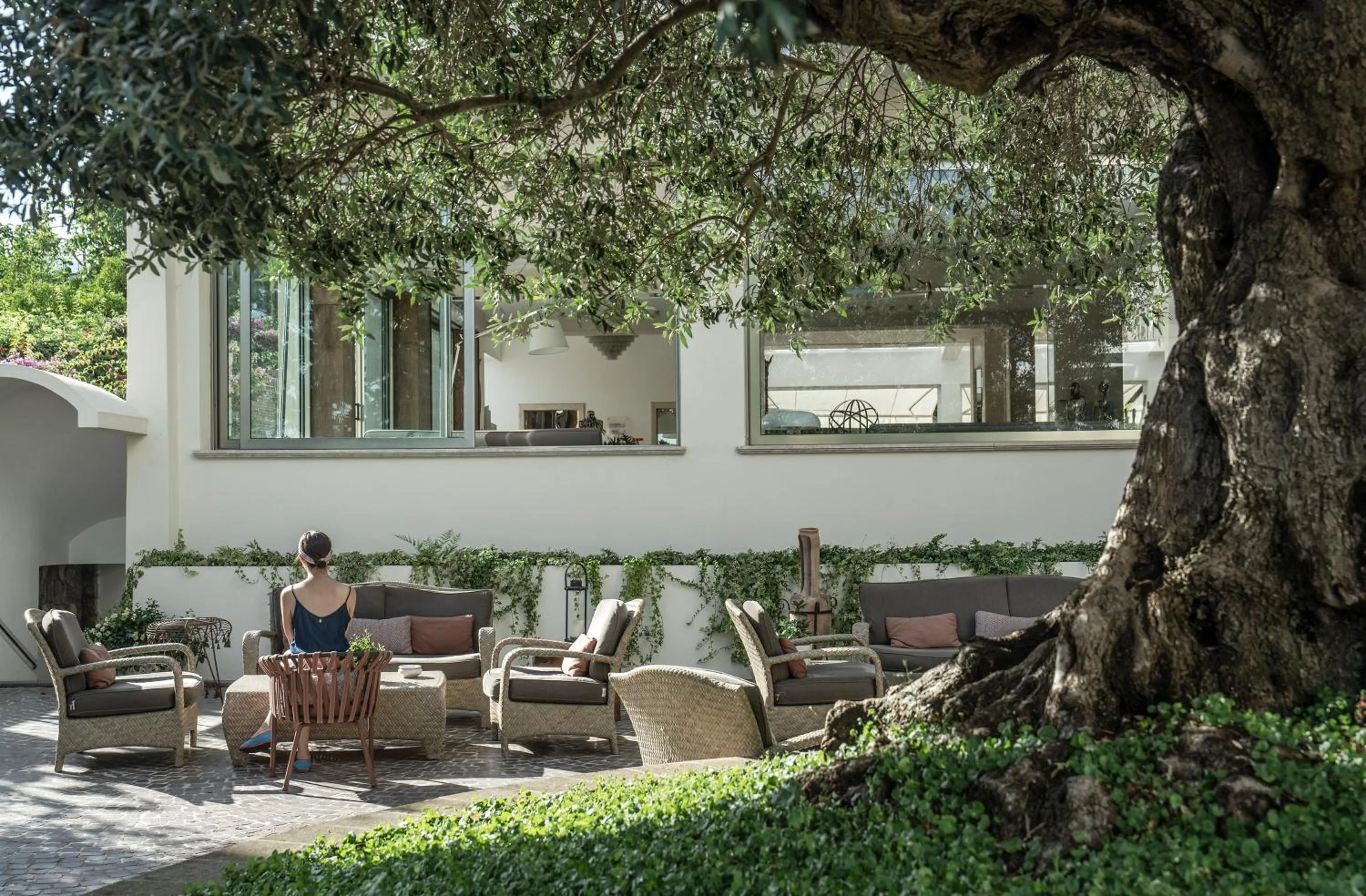 Seating area in Hotel Conca Park