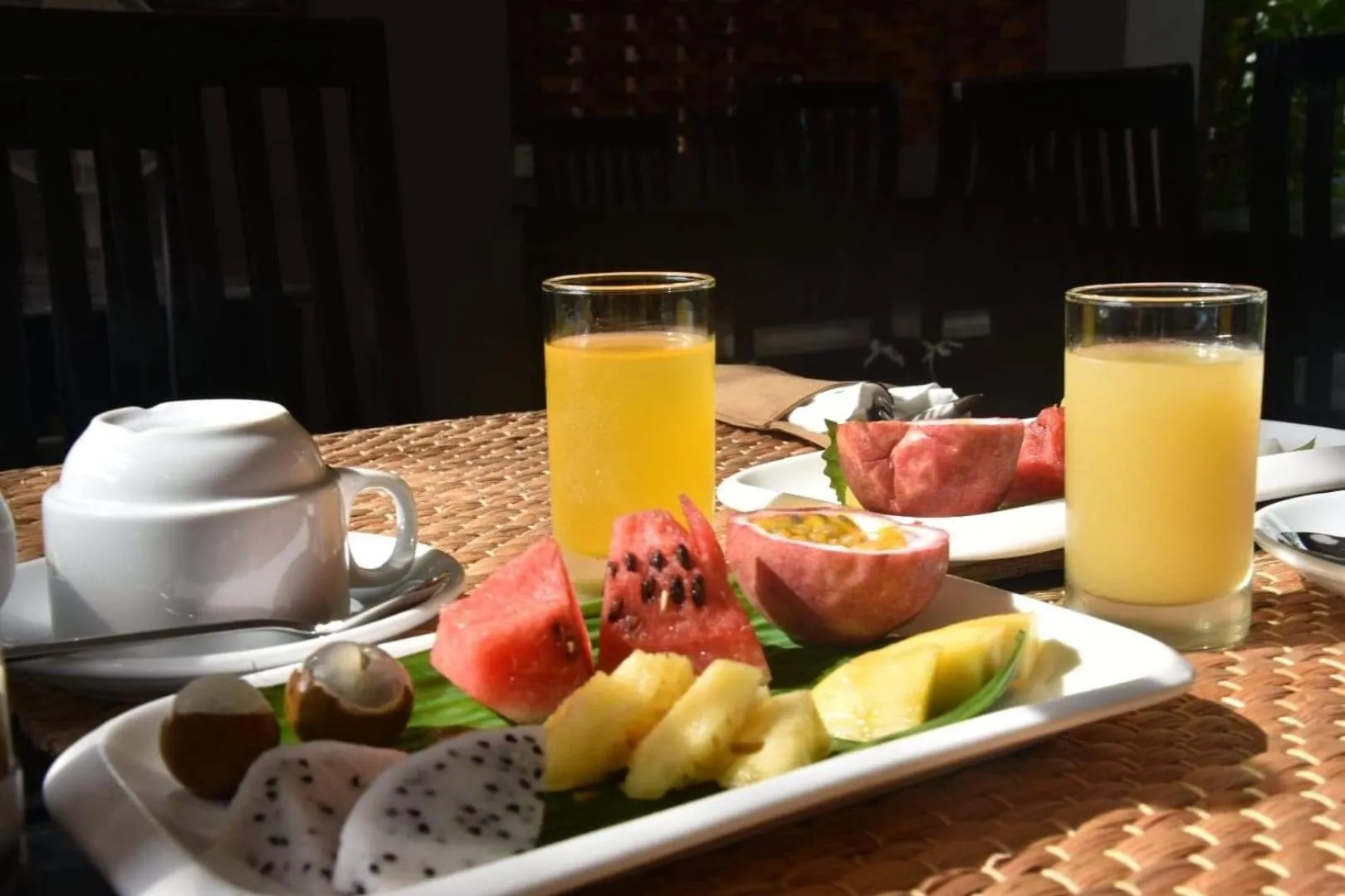 Continental breakfast in Villa Agati