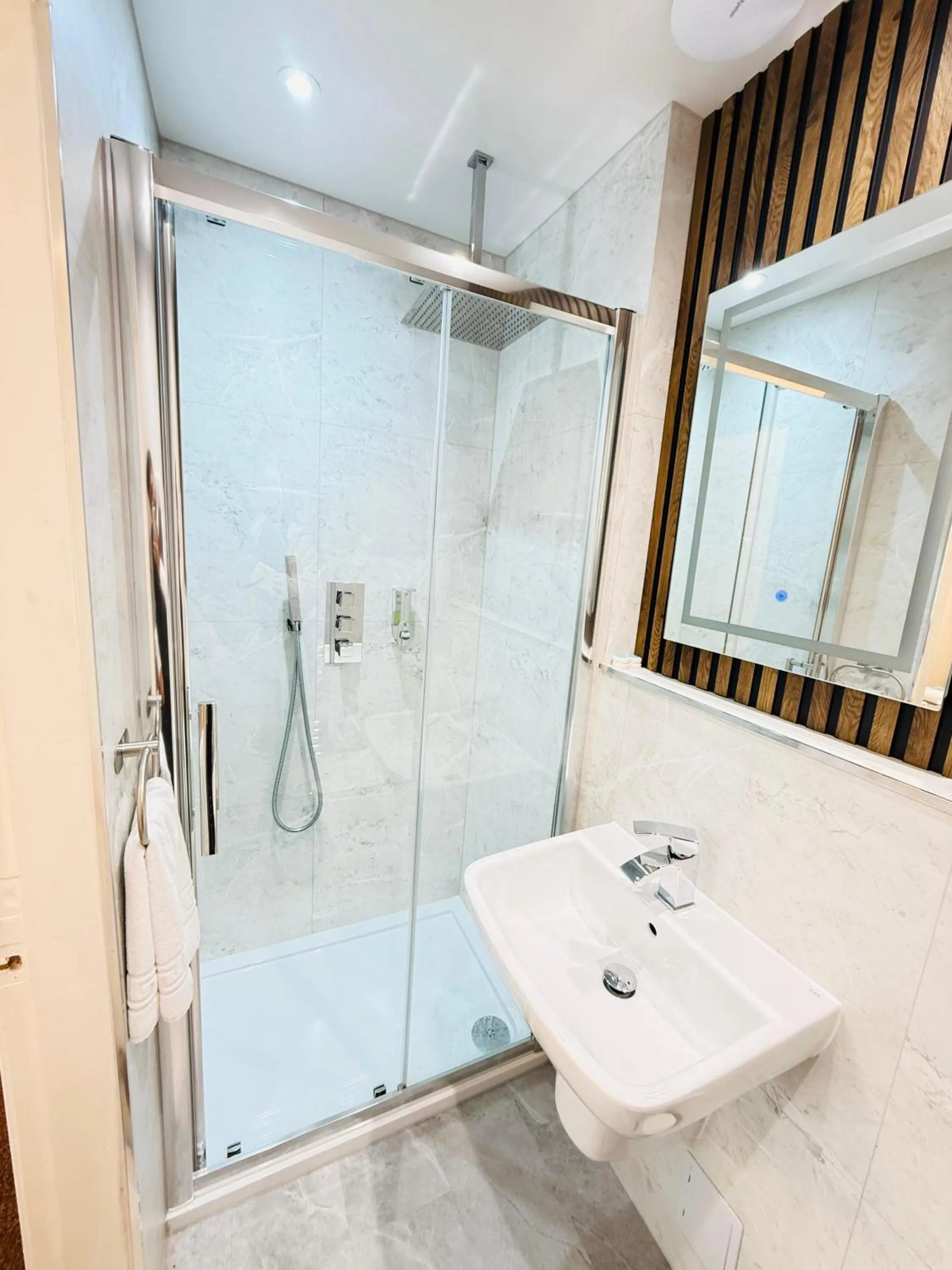 Shower in Sandyford Lodge