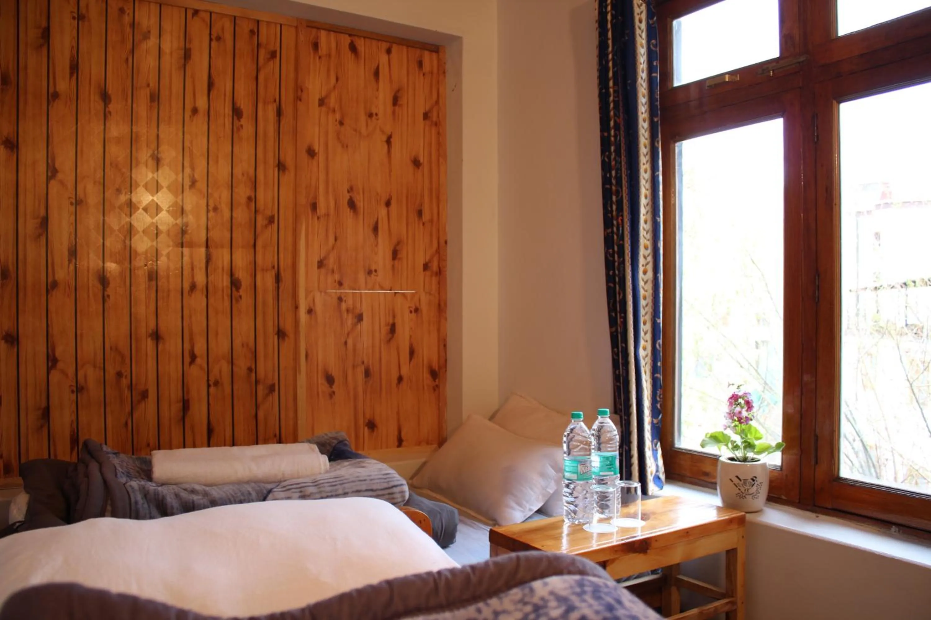 Bed in Karma Lodge Leh