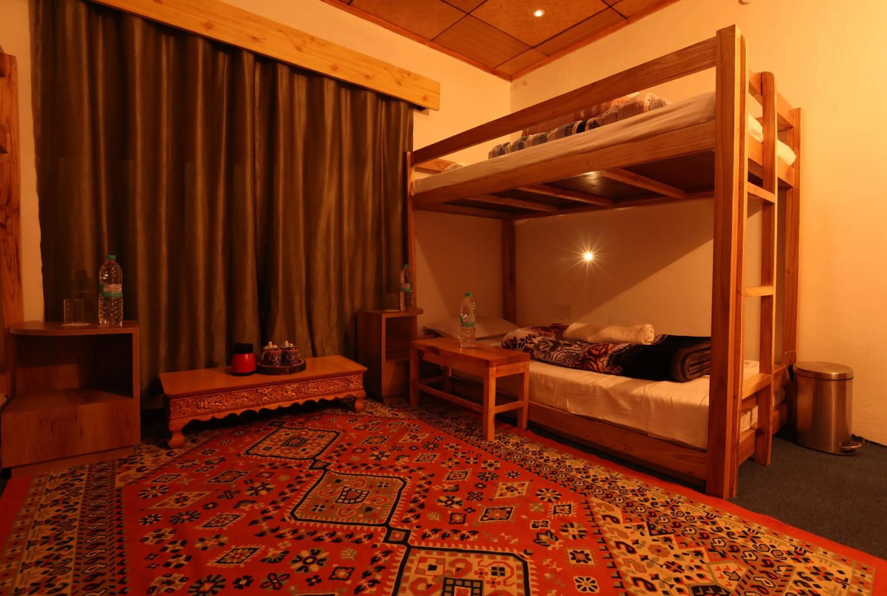 Bed in Karma Lodge Leh