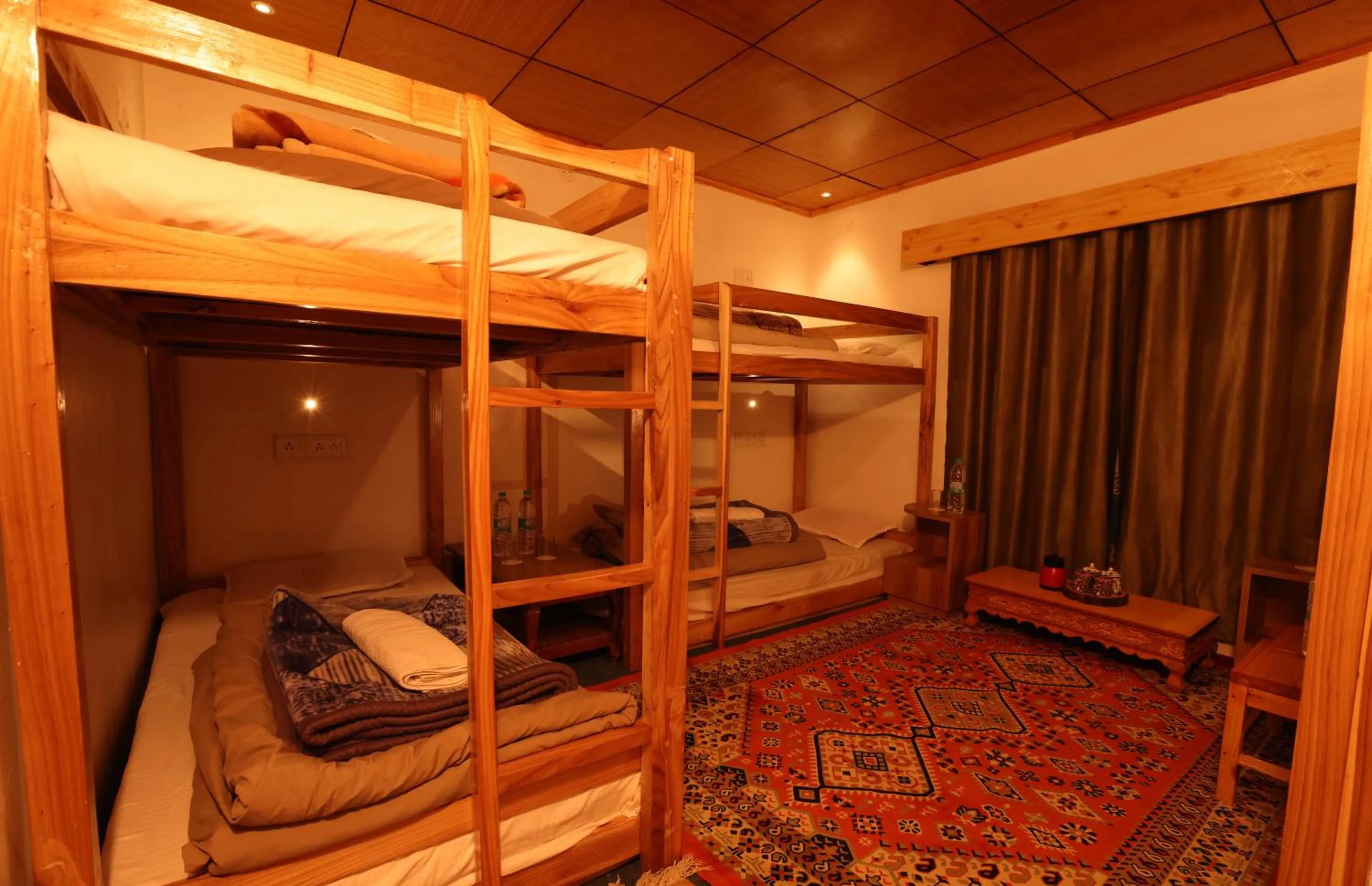 Bed in Karma Lodge Leh