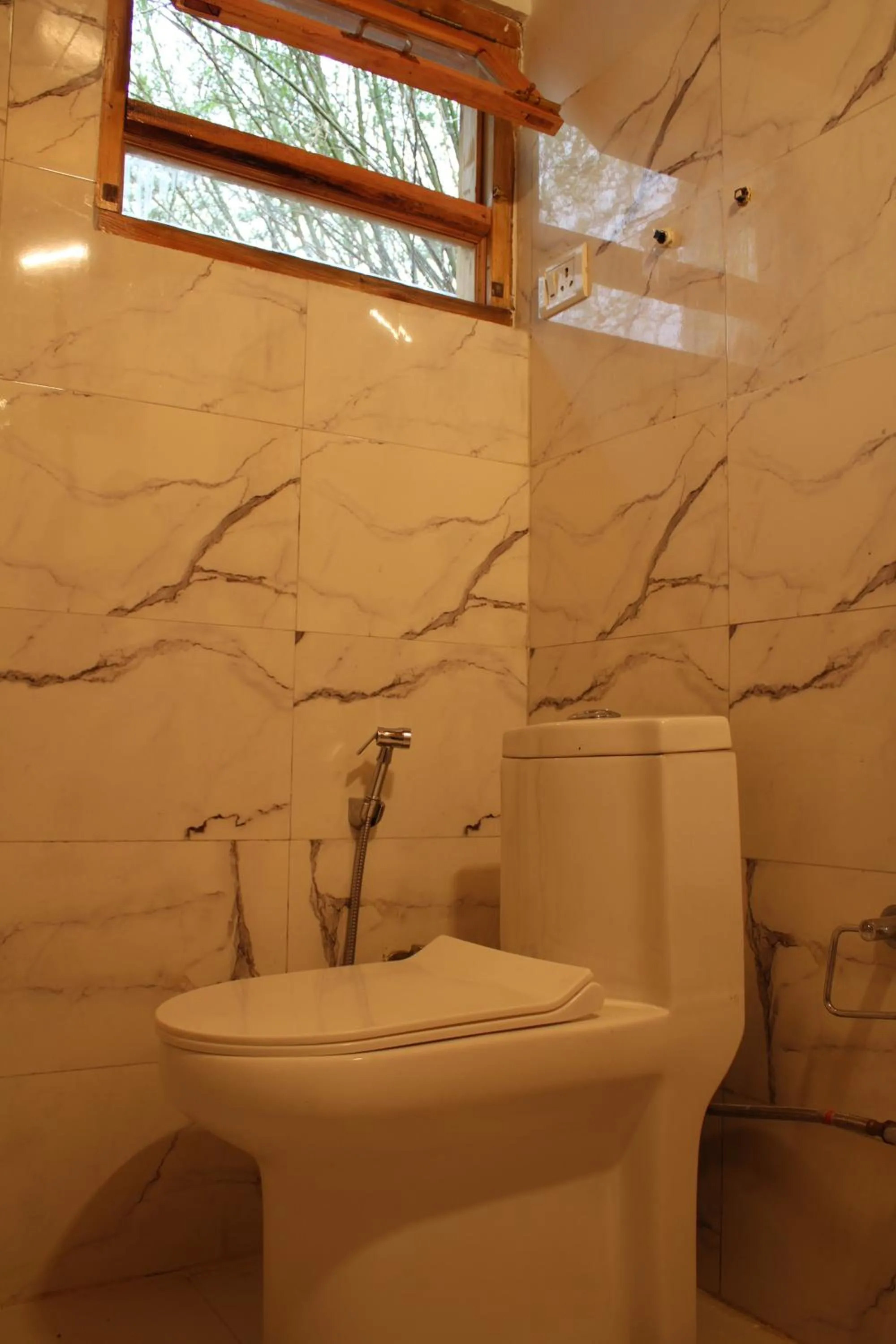 Shower in Karma Lodge Leh
