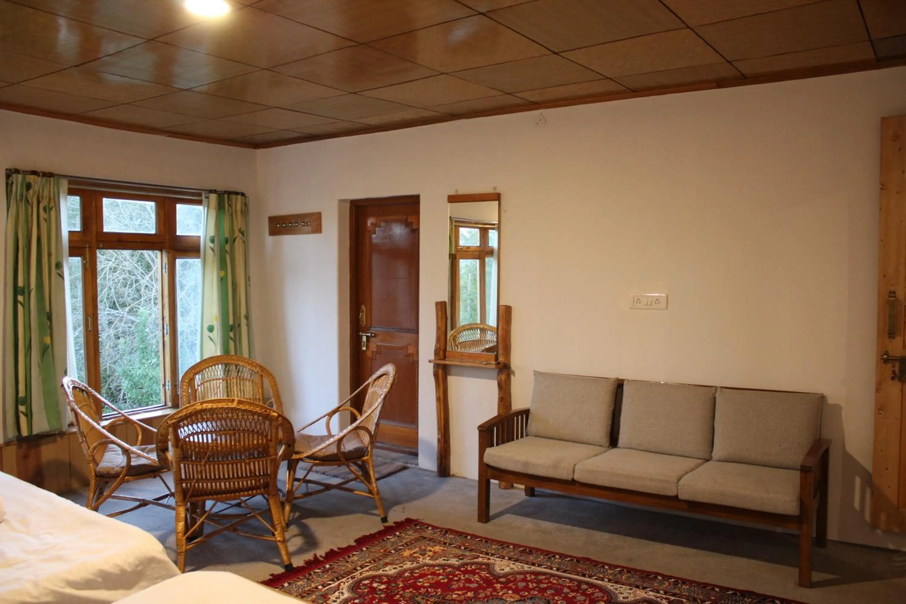 Bed in Karma Lodge Leh