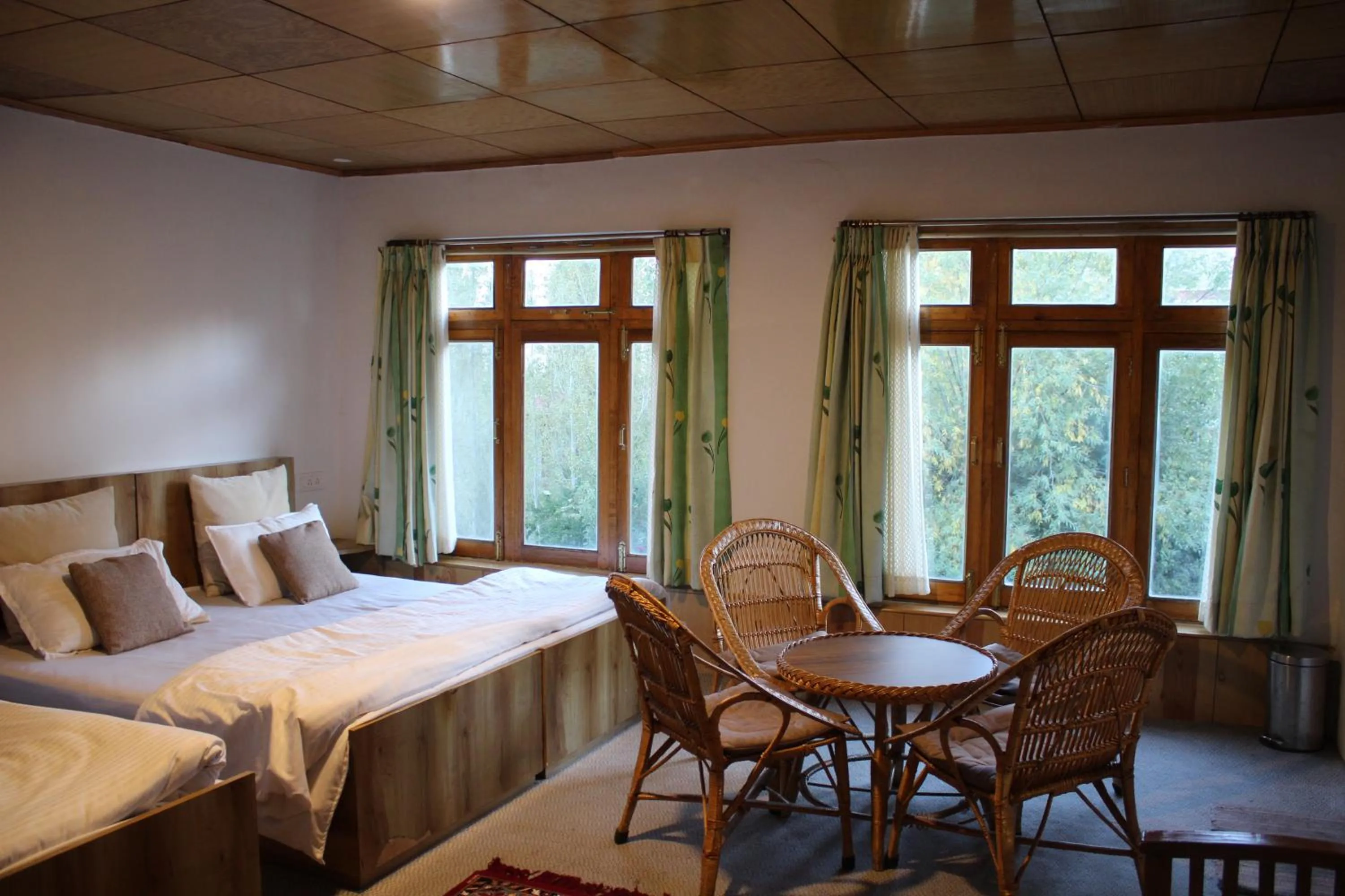 Bed in Karma Lodge Leh