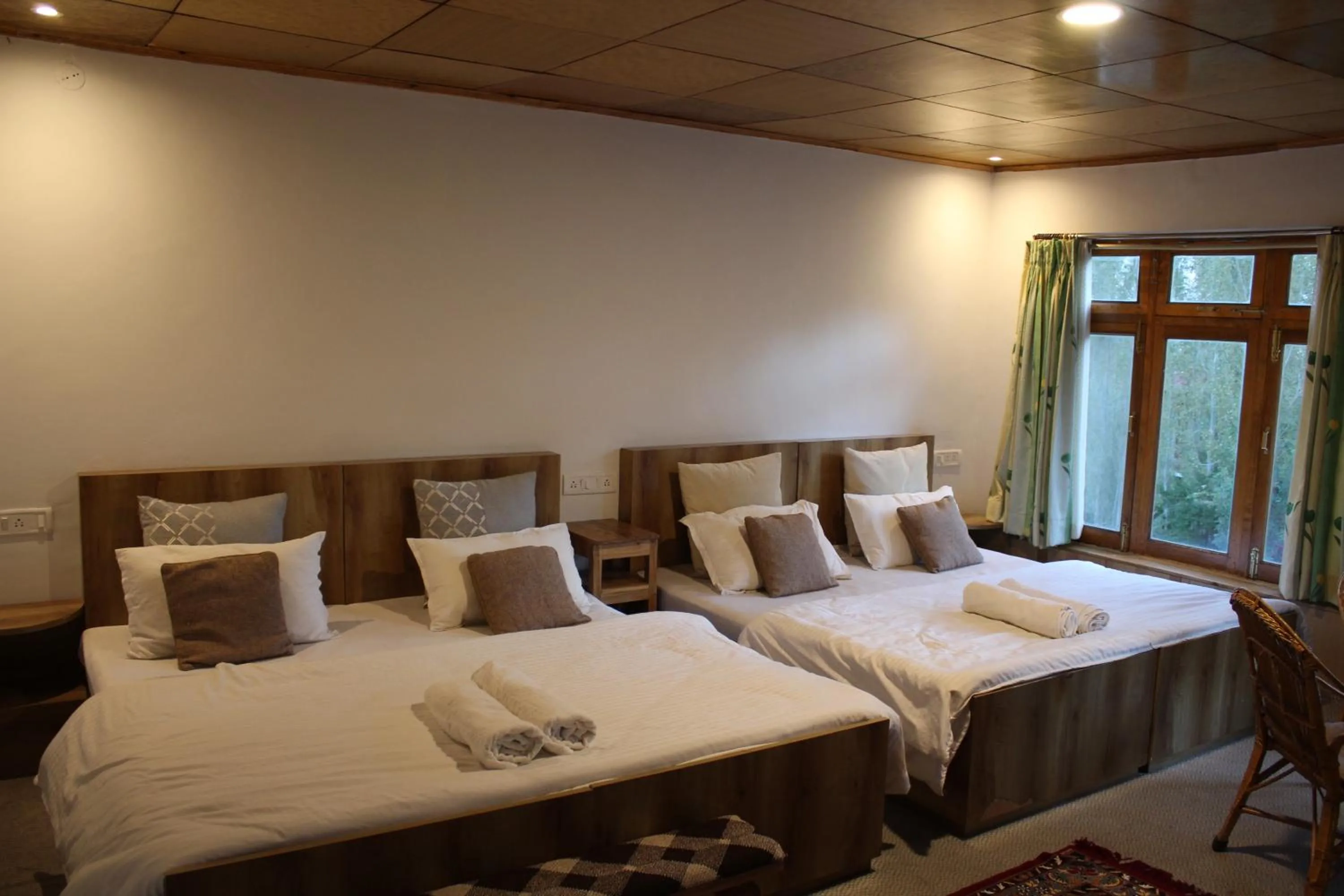 Bed in Karma Lodge Leh