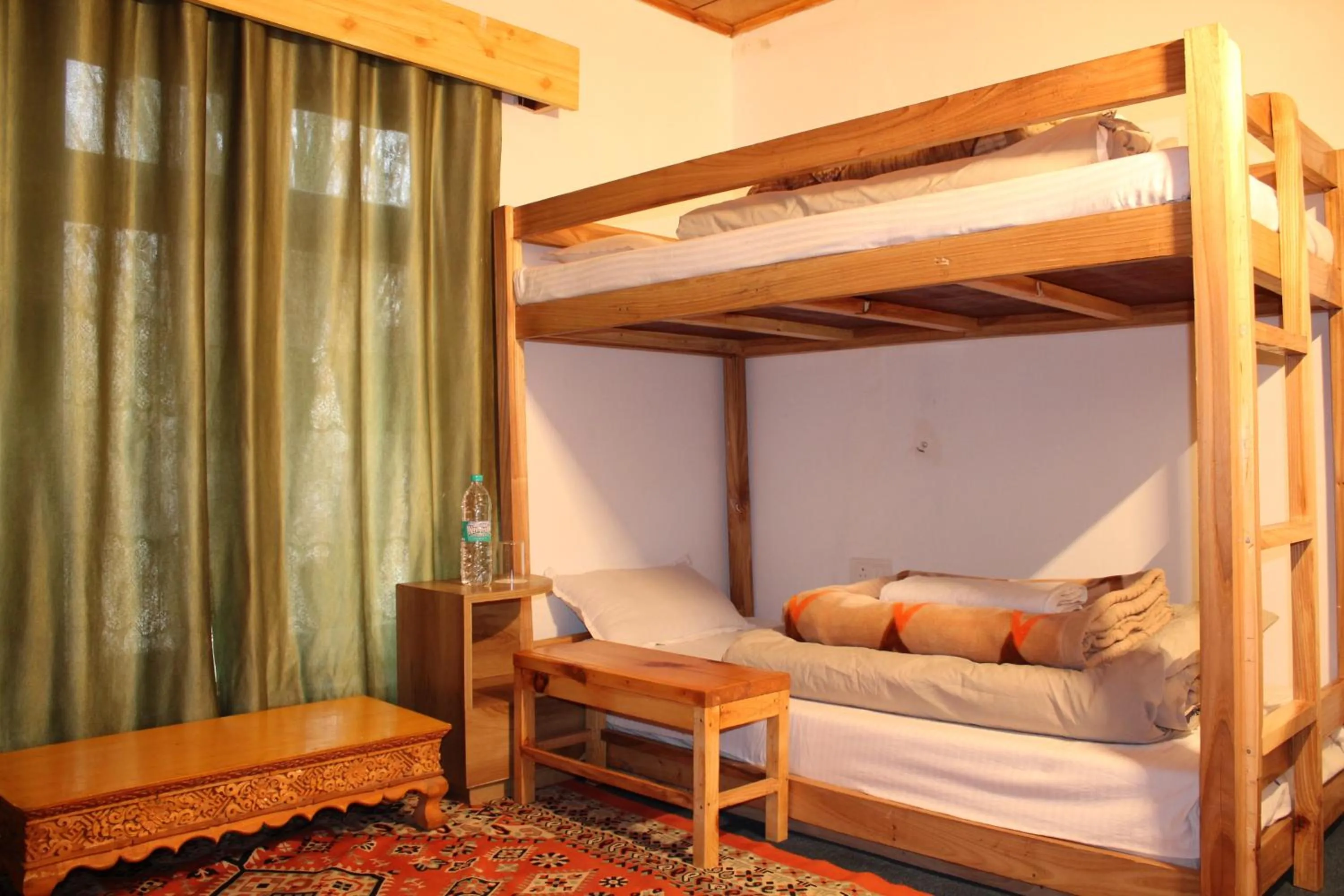 Bed in Karma Lodge Leh