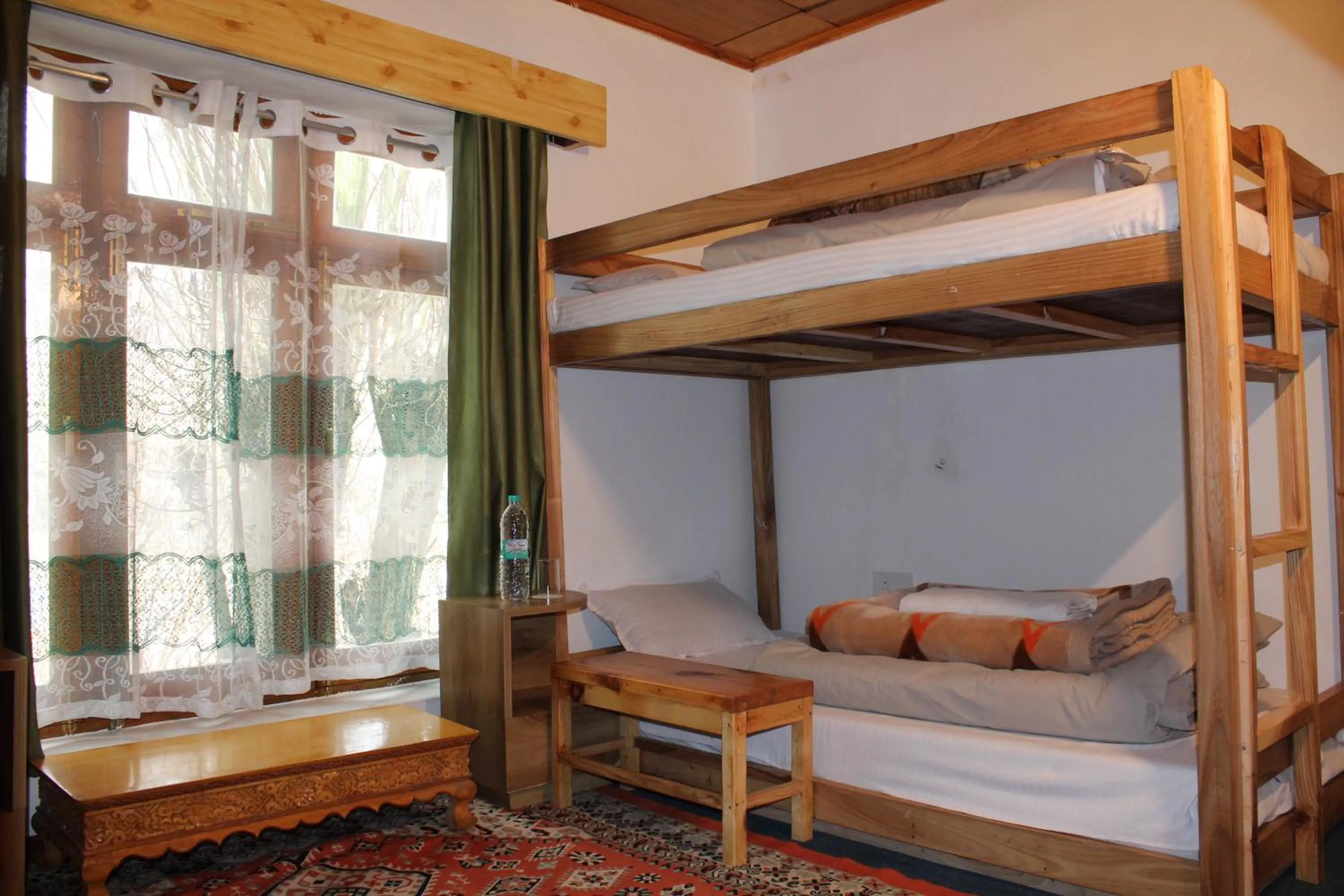 Bed in Karma Lodge Leh