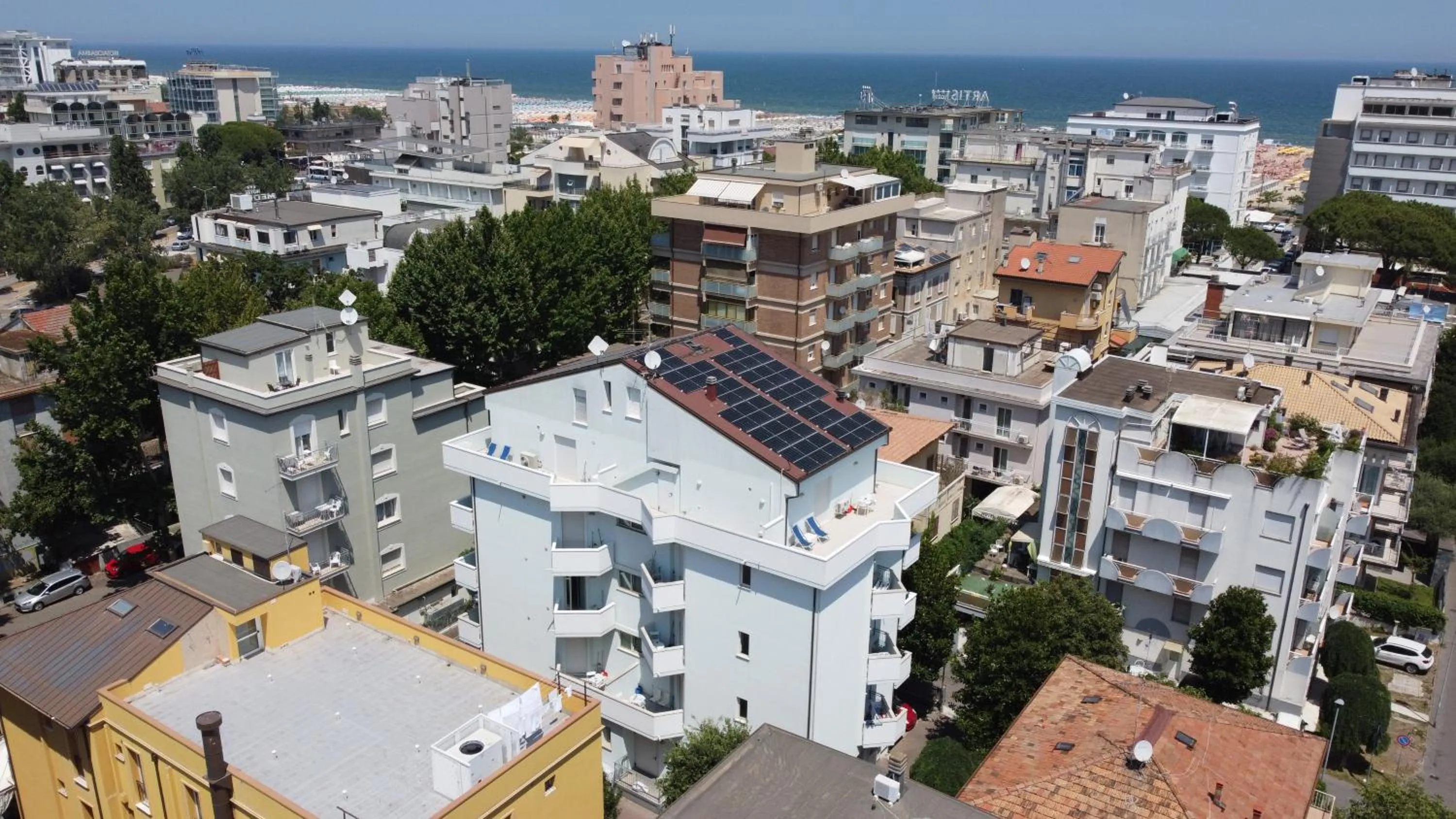 Bird's eye view in Lugano Residence
