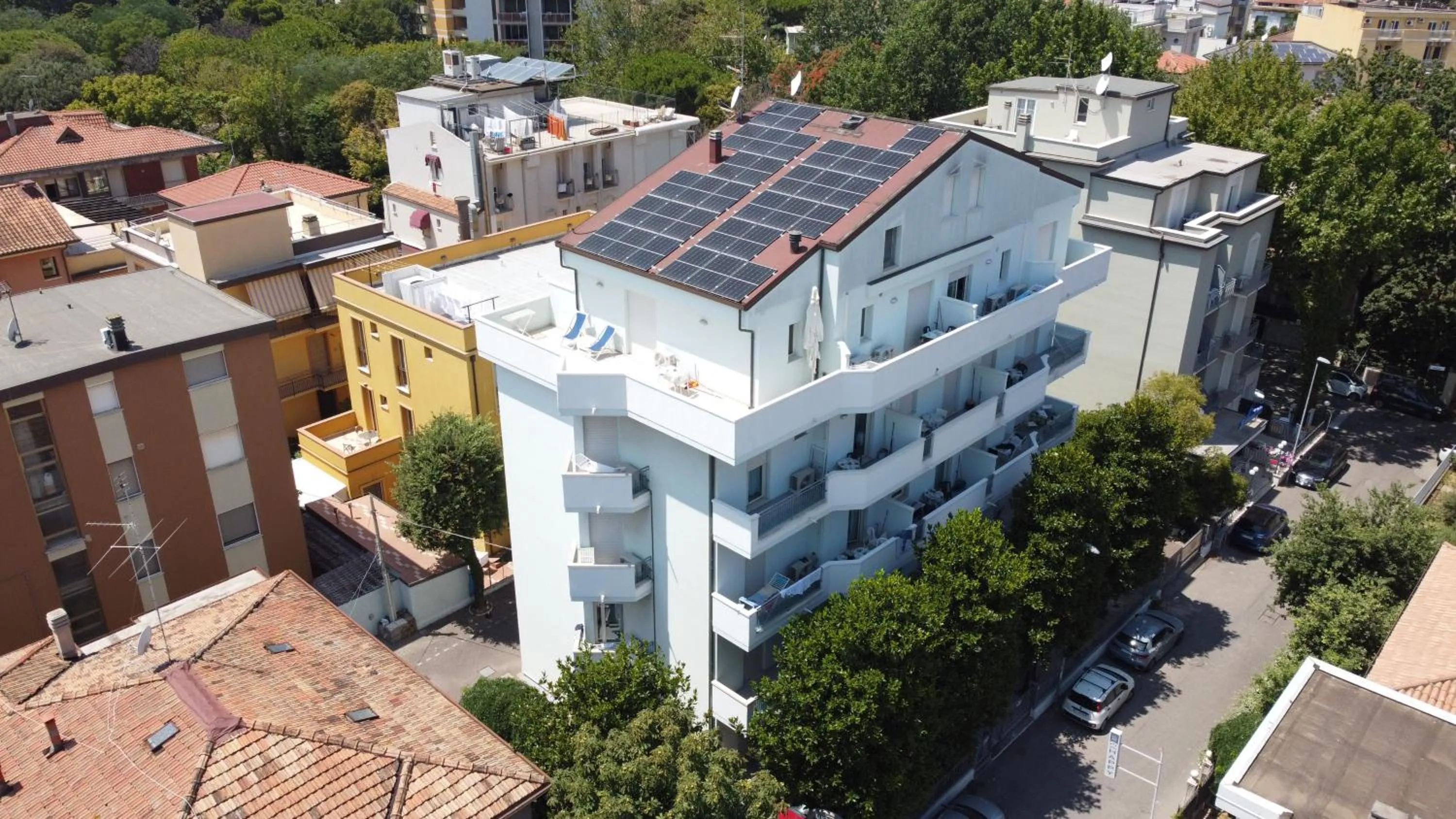 Bird's eye view in Lugano Residence