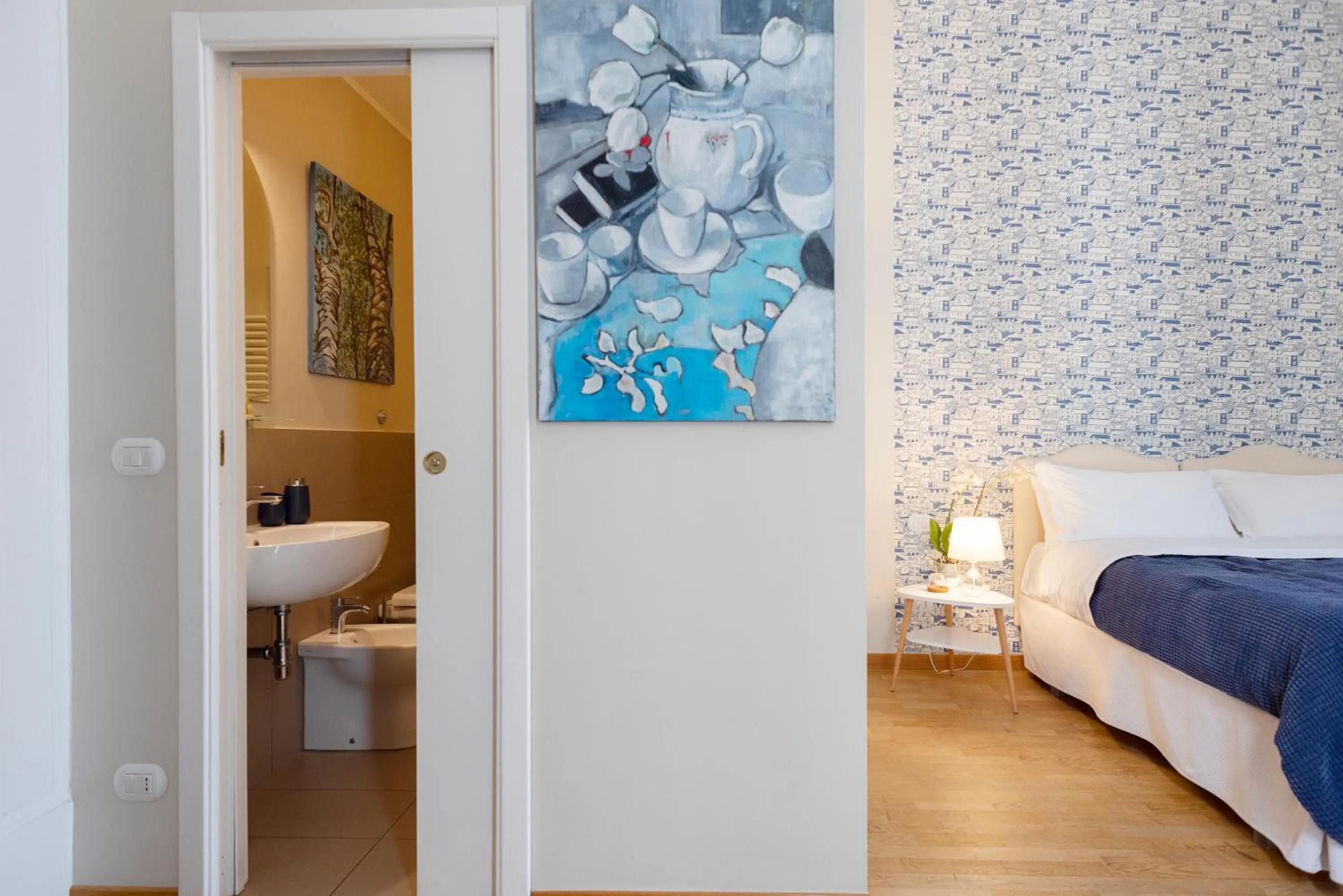 Bed in B&B Donna Adelina