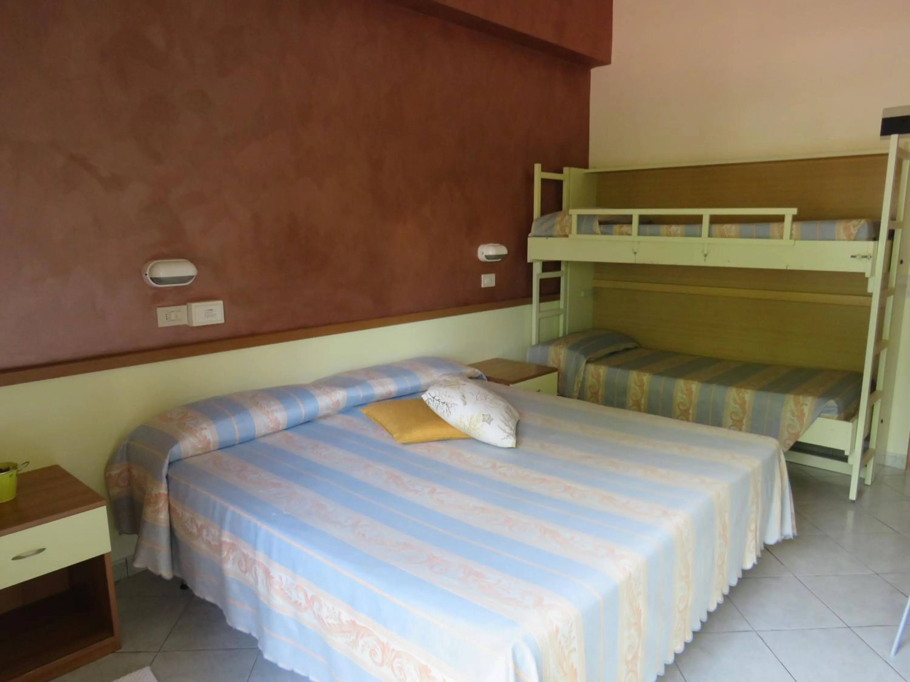 Bed in Hotel Solidea