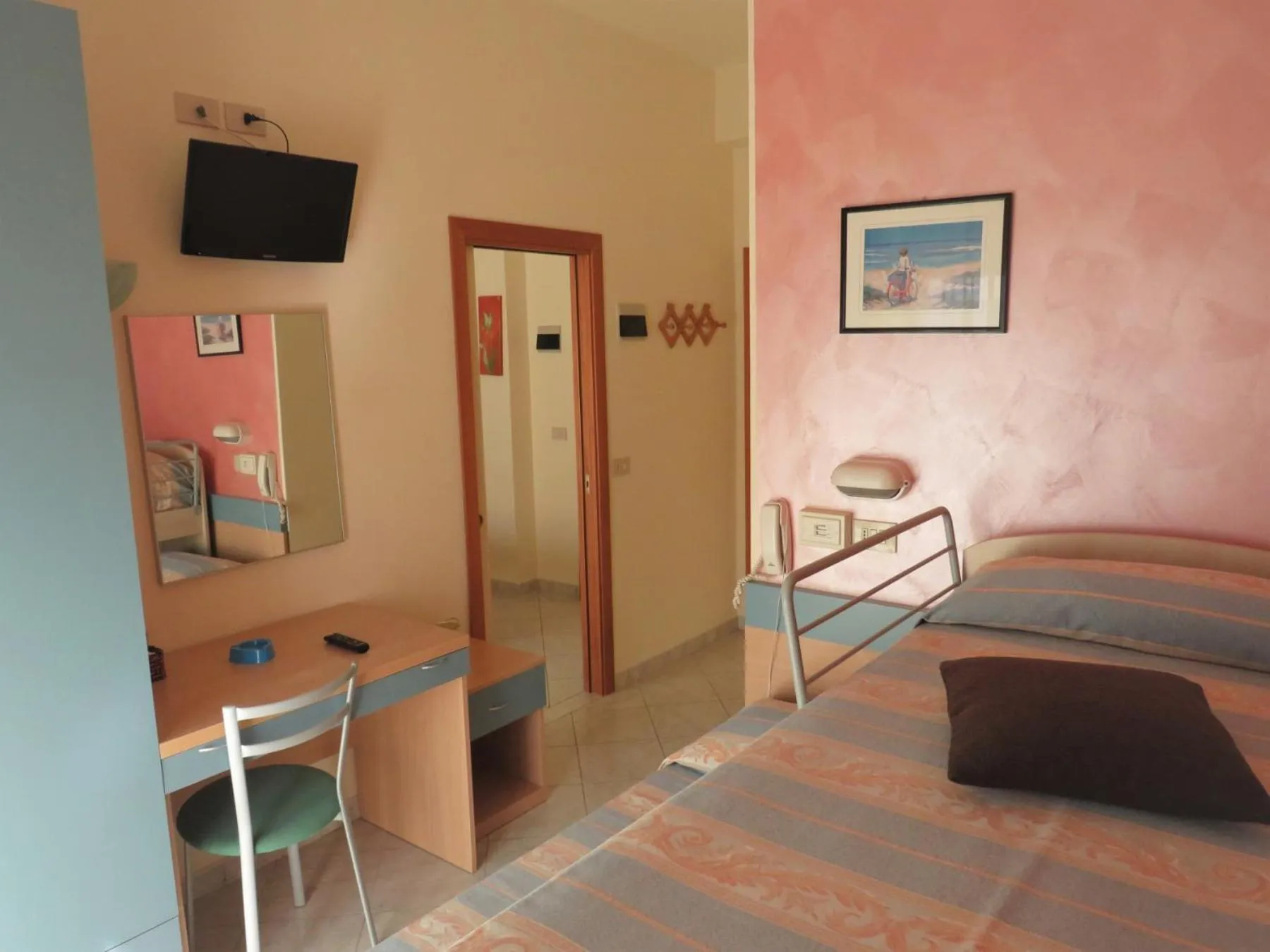 Bed in Hotel Solidea