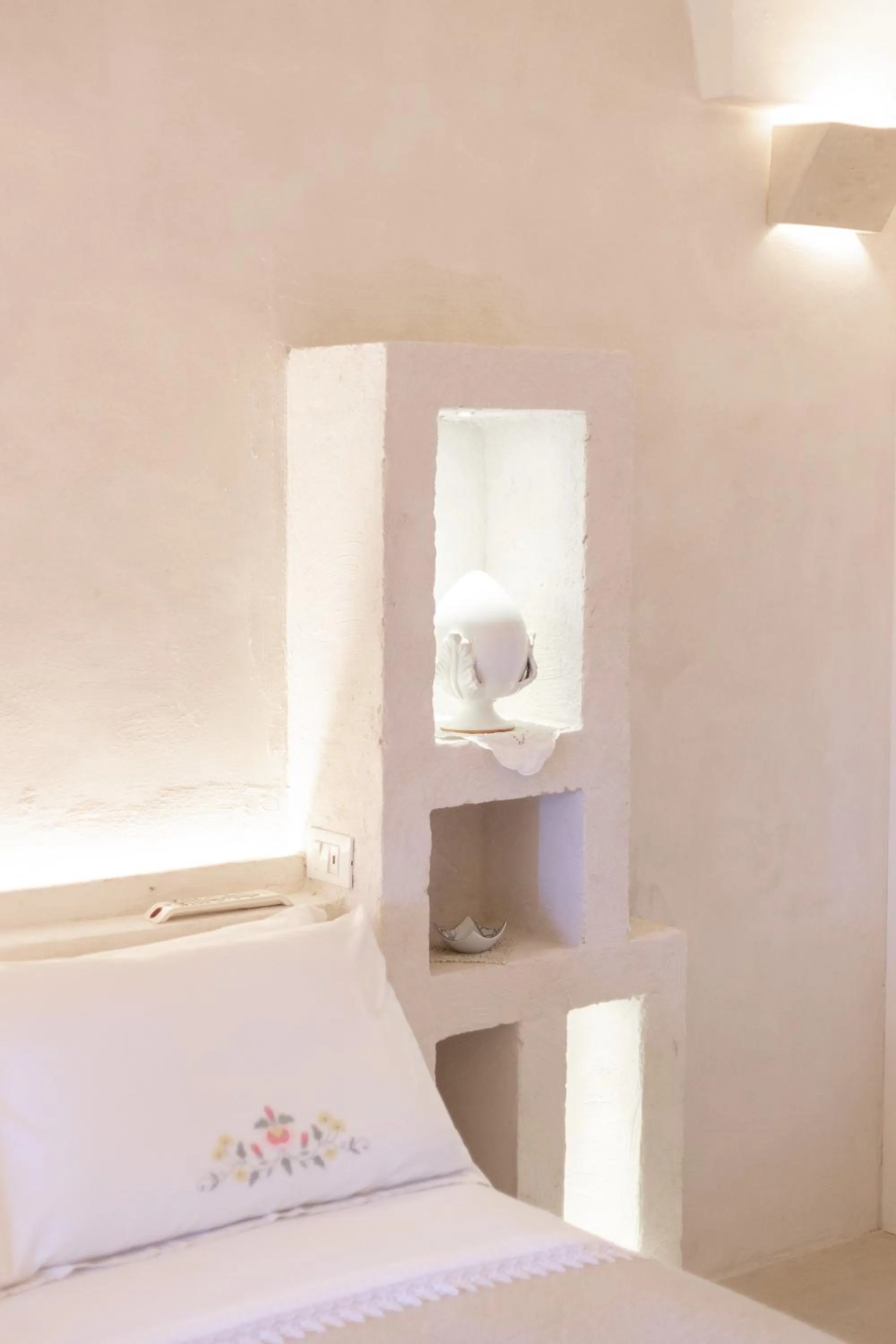 Bed in Masseria Messapia Wine Resort & Spa Salento