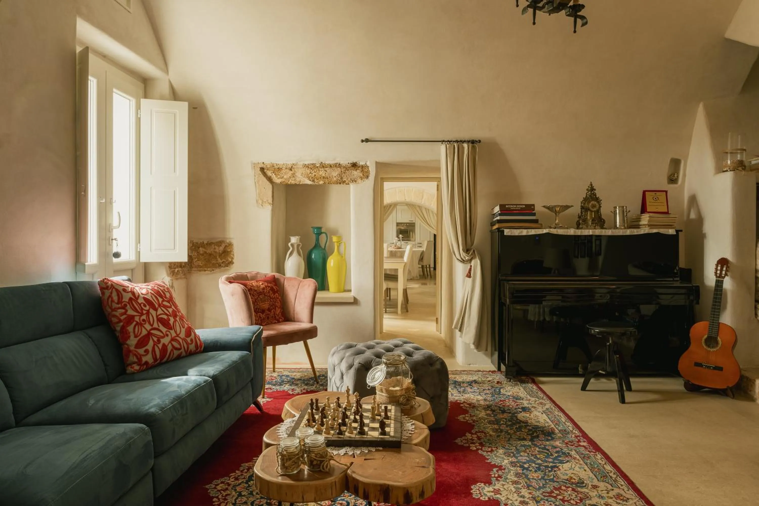 Living room in Masseria Messapia Wine Resort & Spa Salento