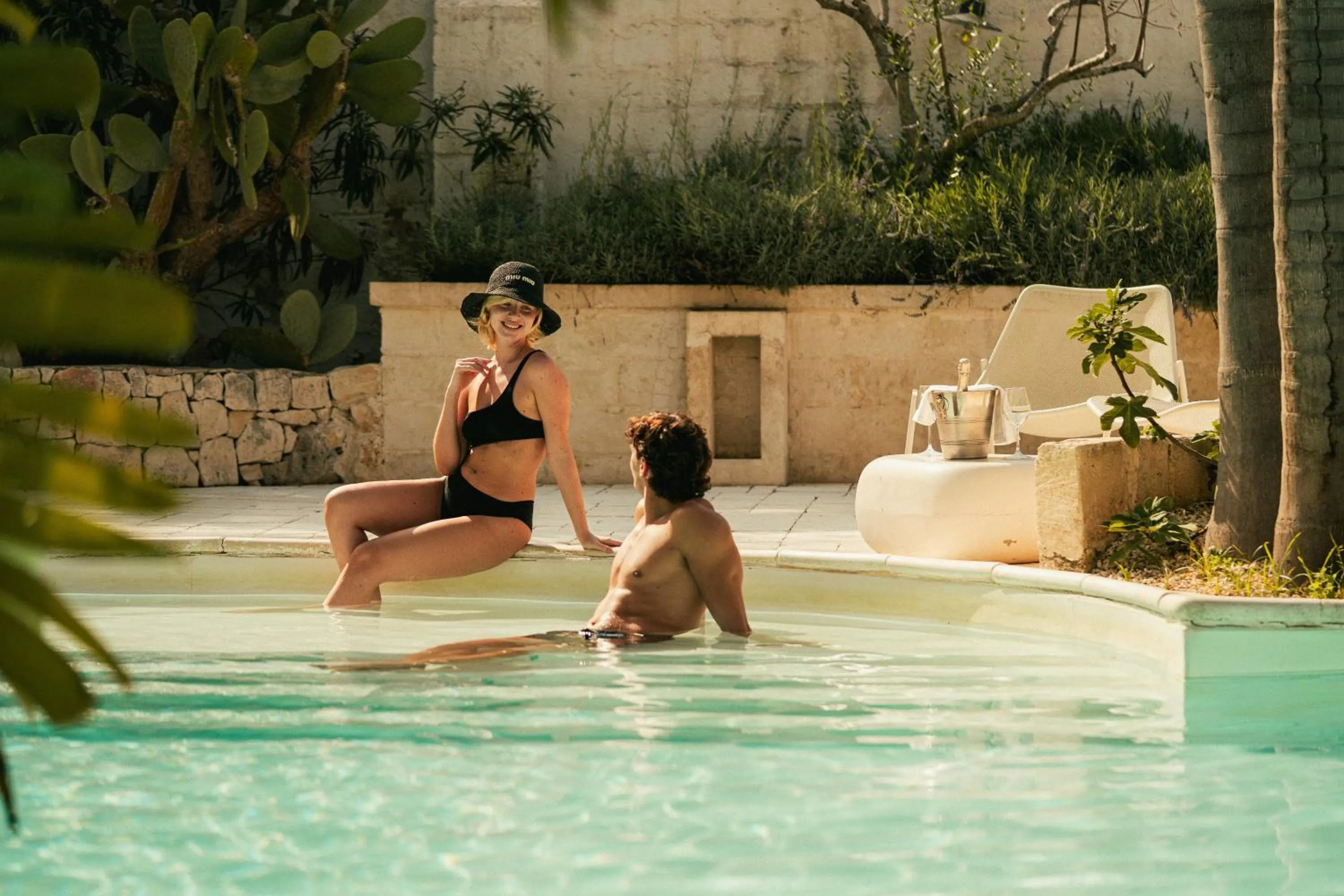 Swimming pool in Masseria Messapia Wine Resort & Spa Salento