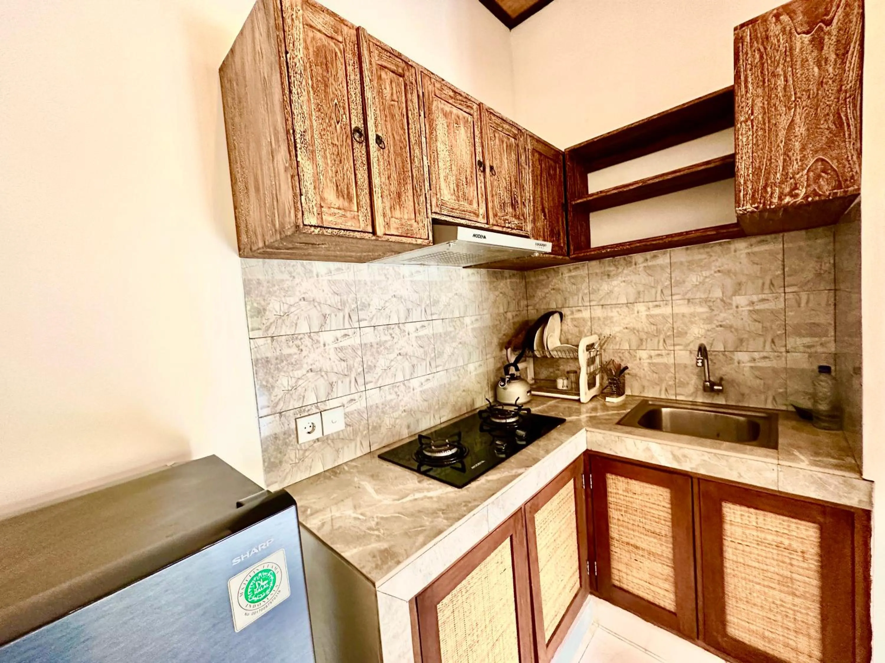 Kitchen or kitchenette in Dupa Ubud