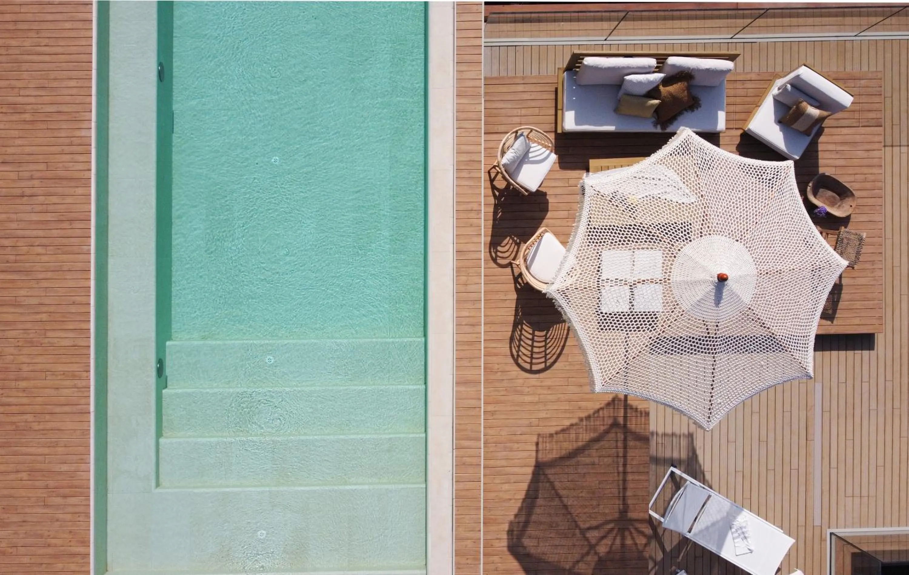 Swimming pool in Birdcage 33 Hotel - Adult Only