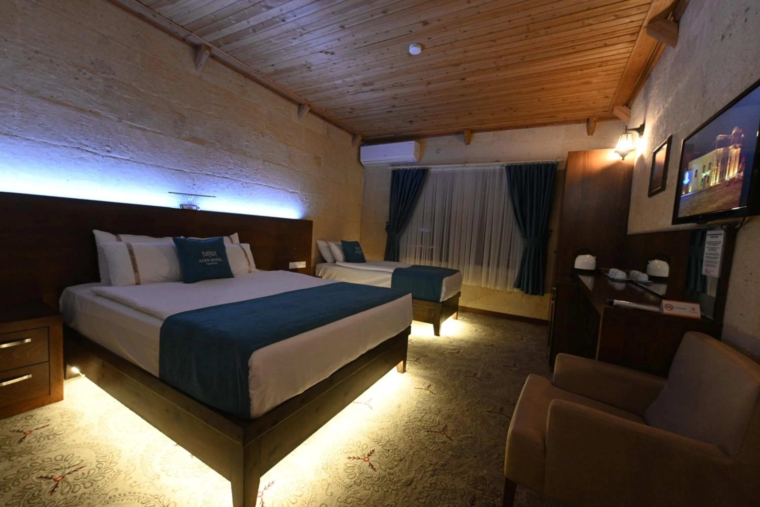 Bed in Aden Hotel Cappadocia