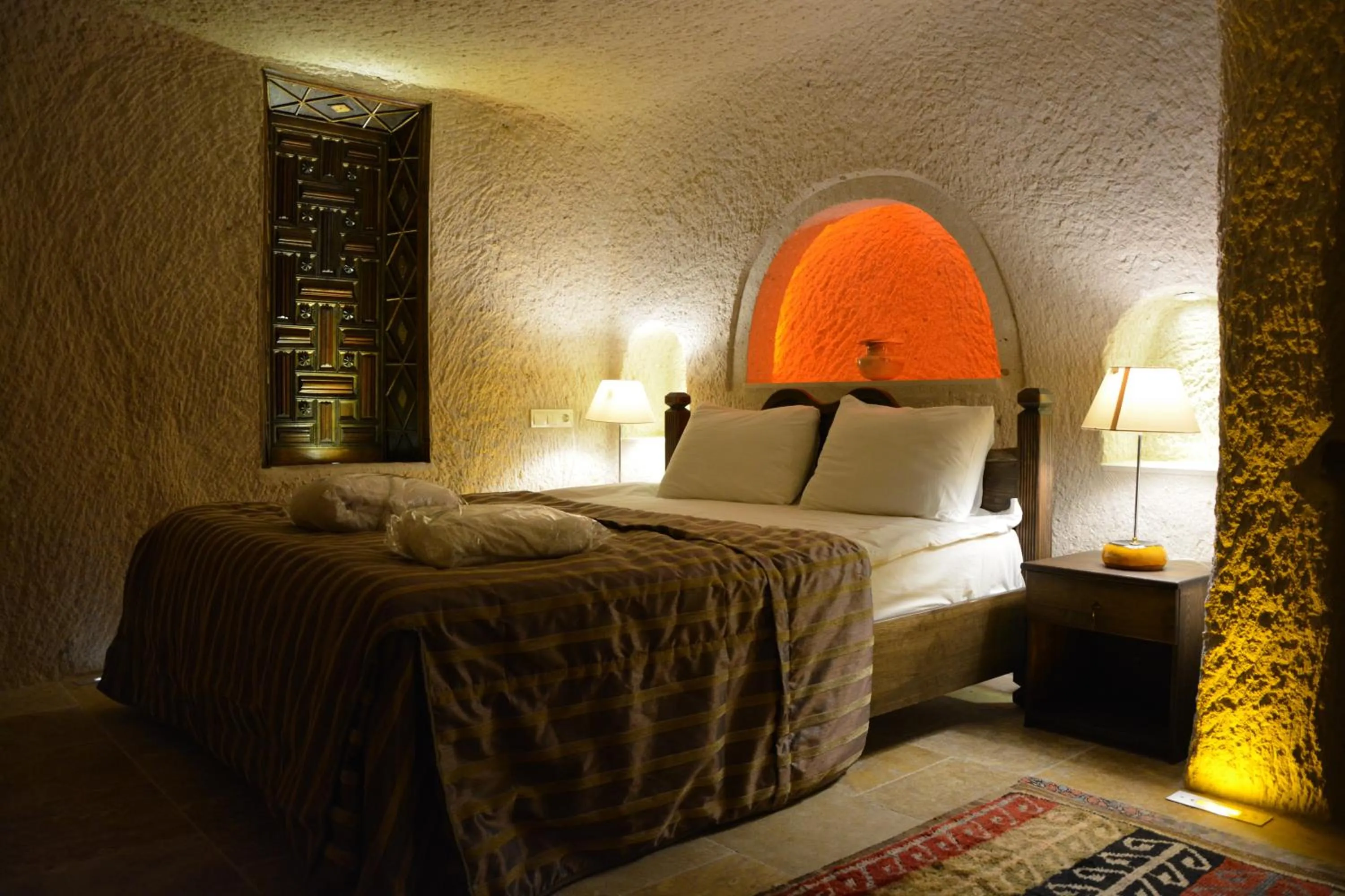 Bed in Aden Hotel Cappadocia