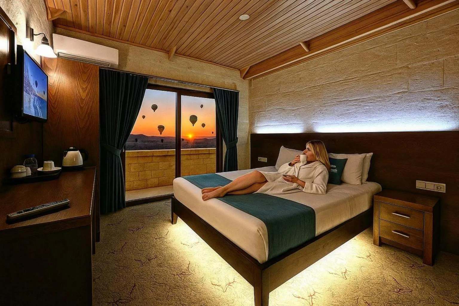 Bedroom, Bed in Aden Hotel Cappadocia