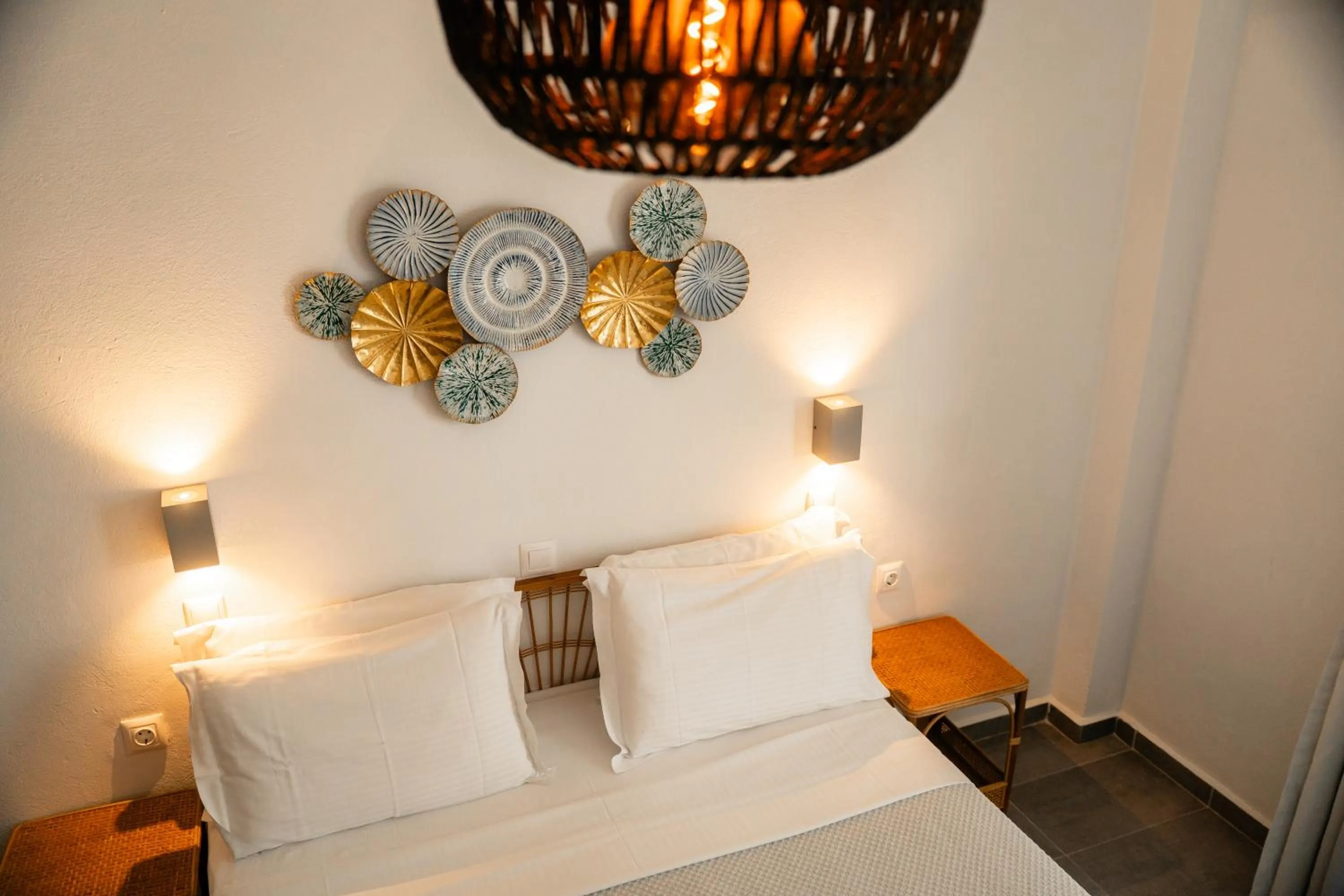 Bed in Divino Suites