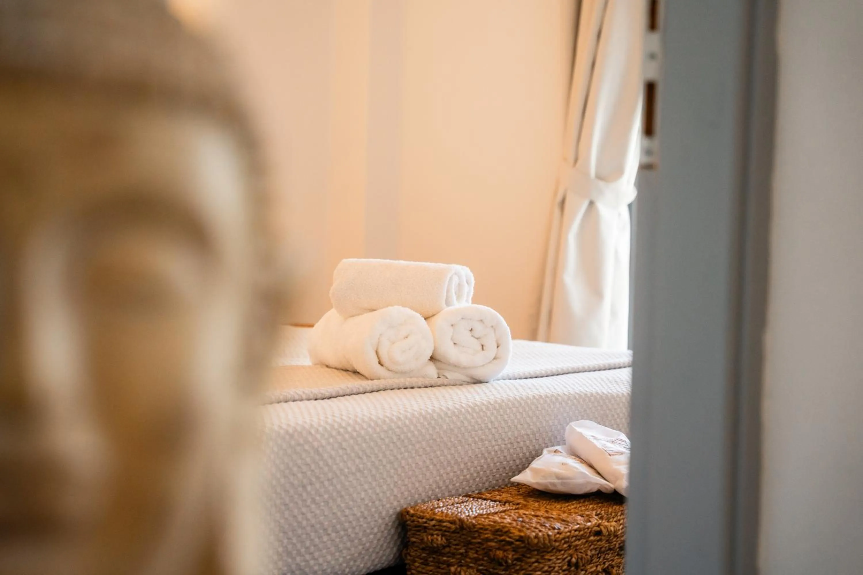 Bed in Divino Suites