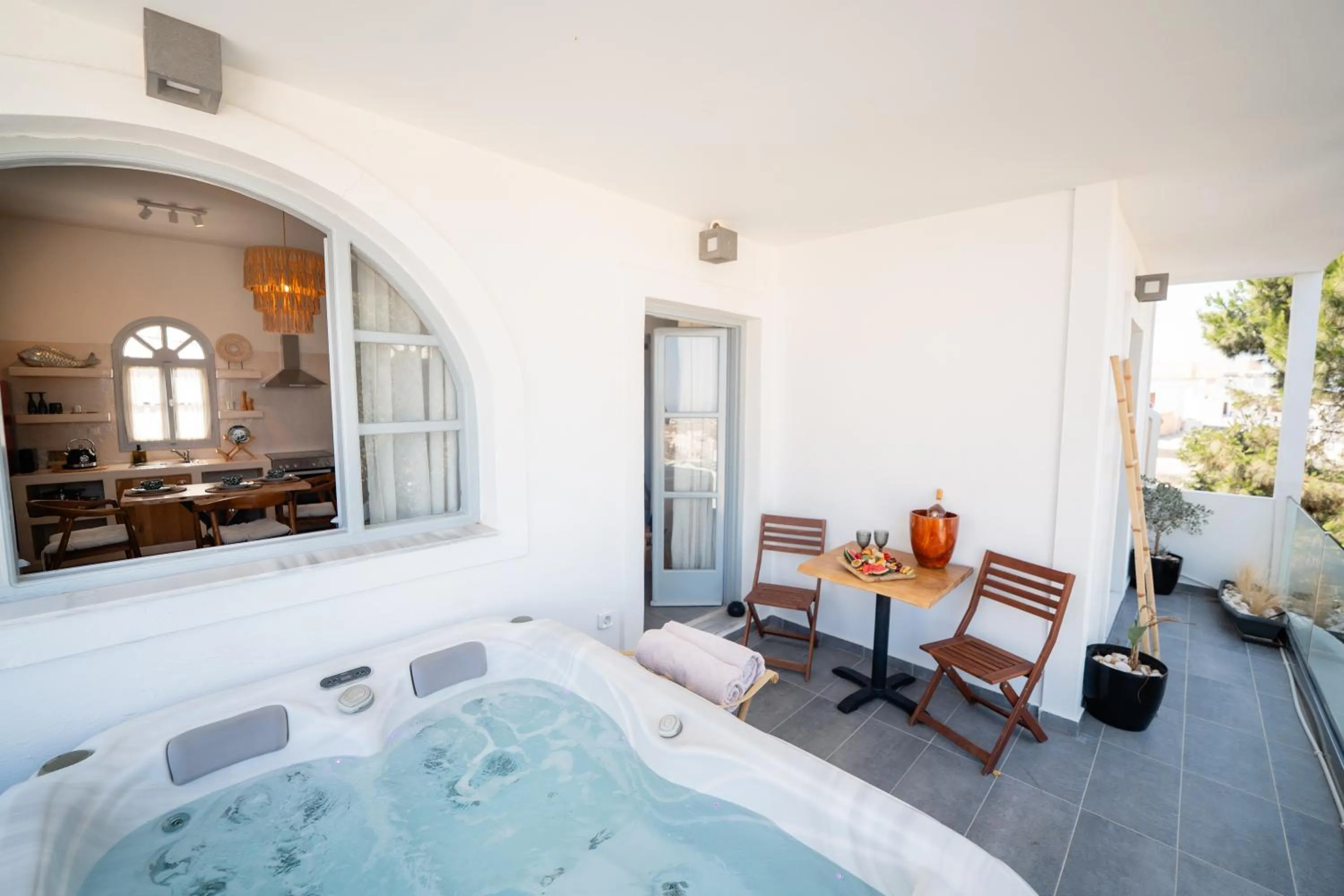 Bed in Divino Suites