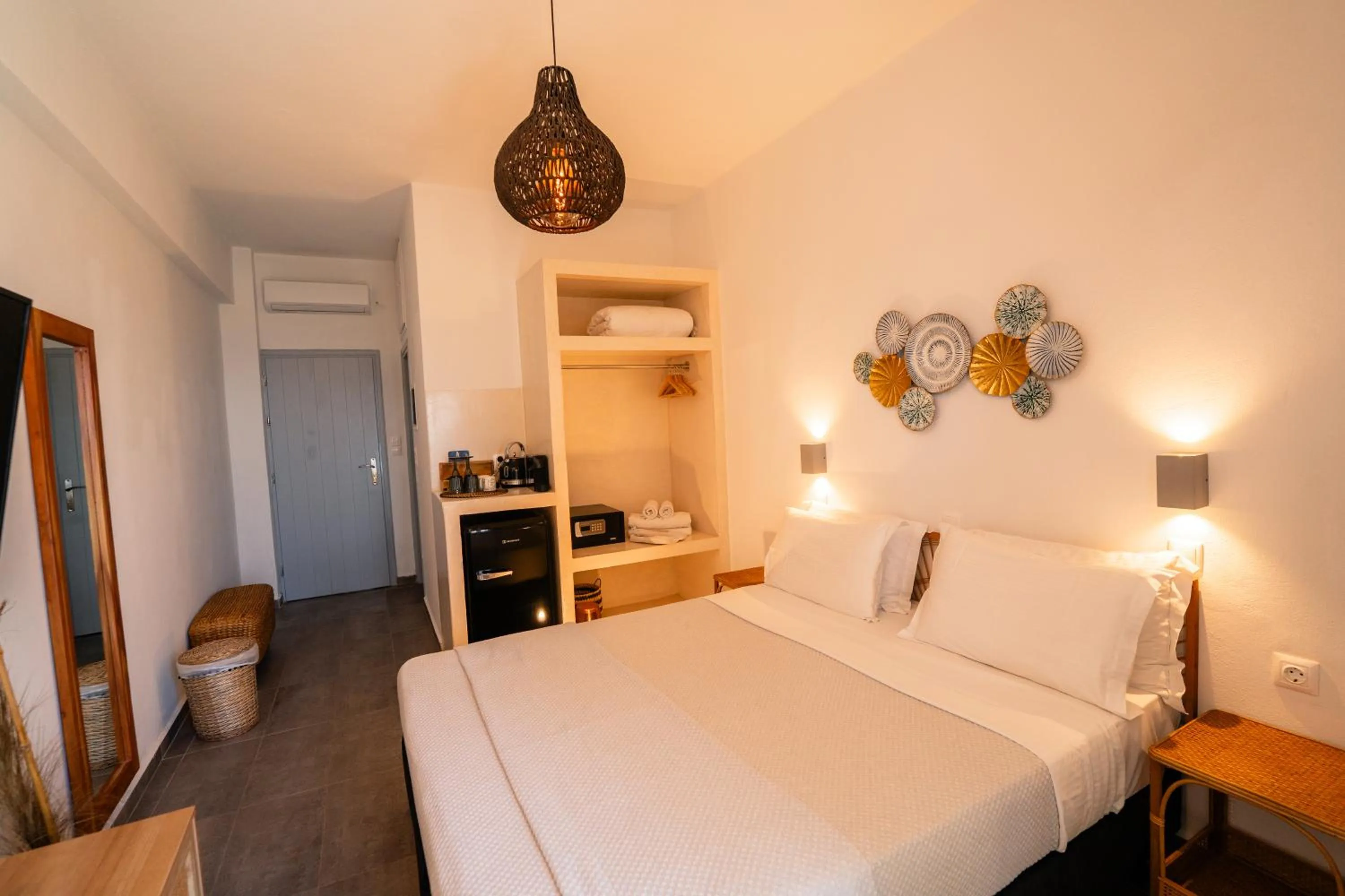 Bed in Divino Suites