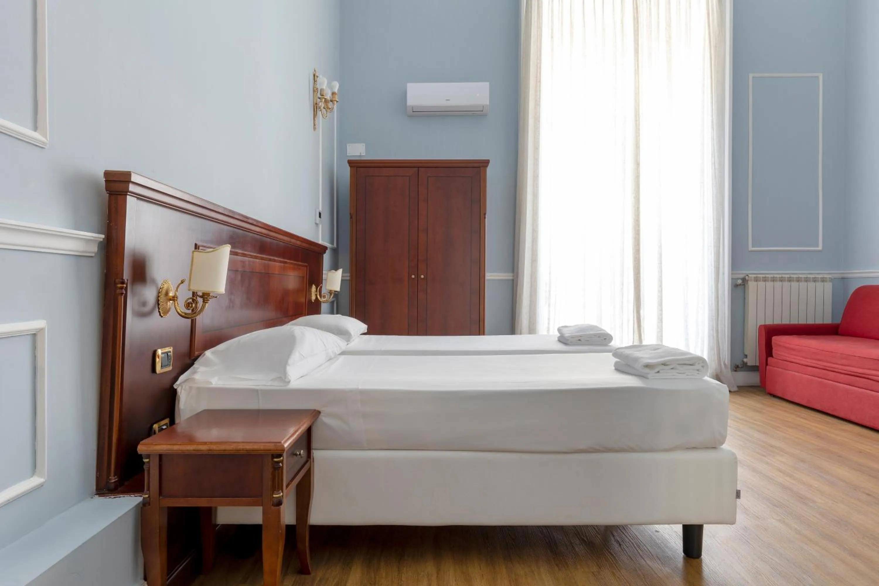 Bed in Napolit'amo Hotel Principe