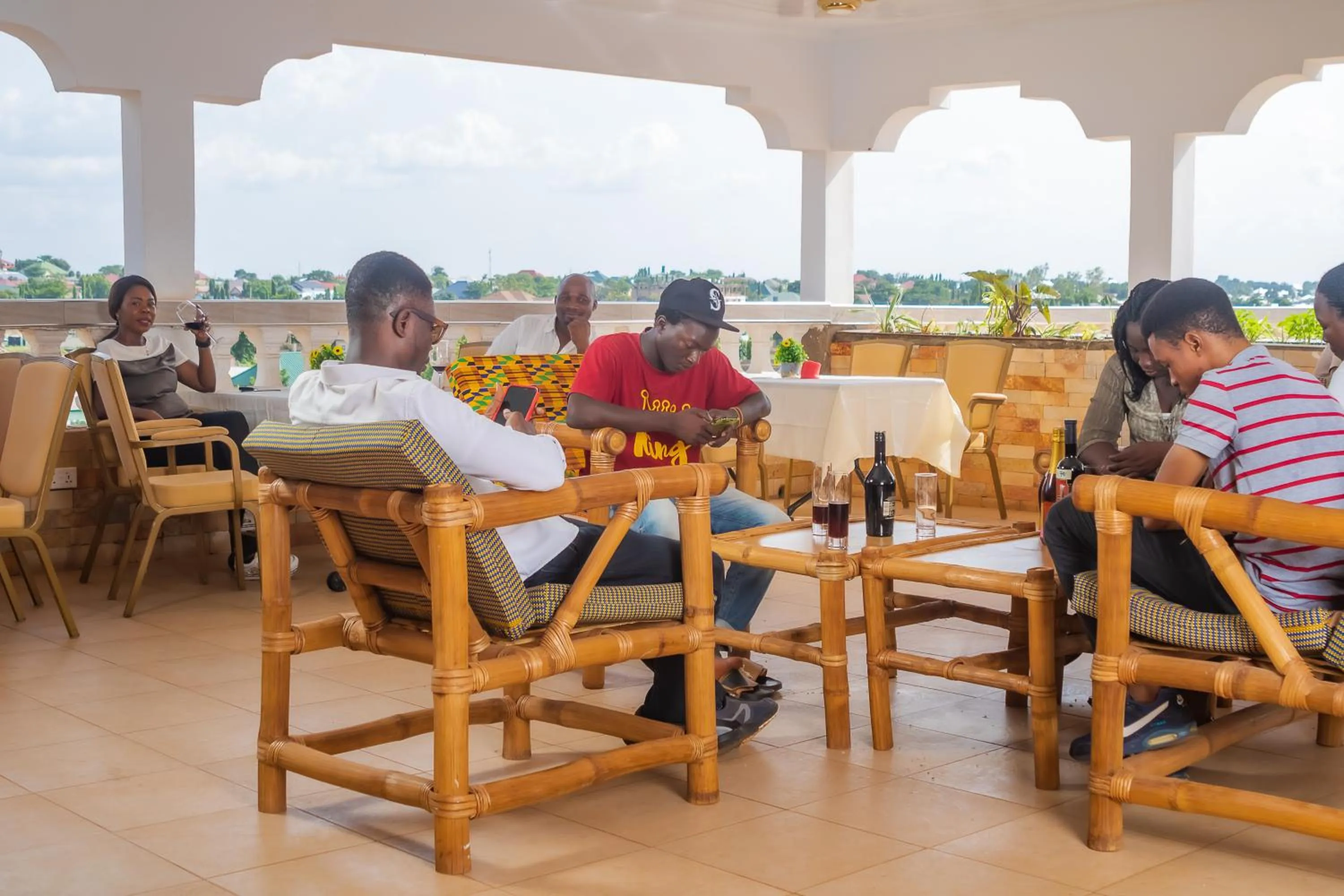 Balcony/Terrace in Ruk's Hotel