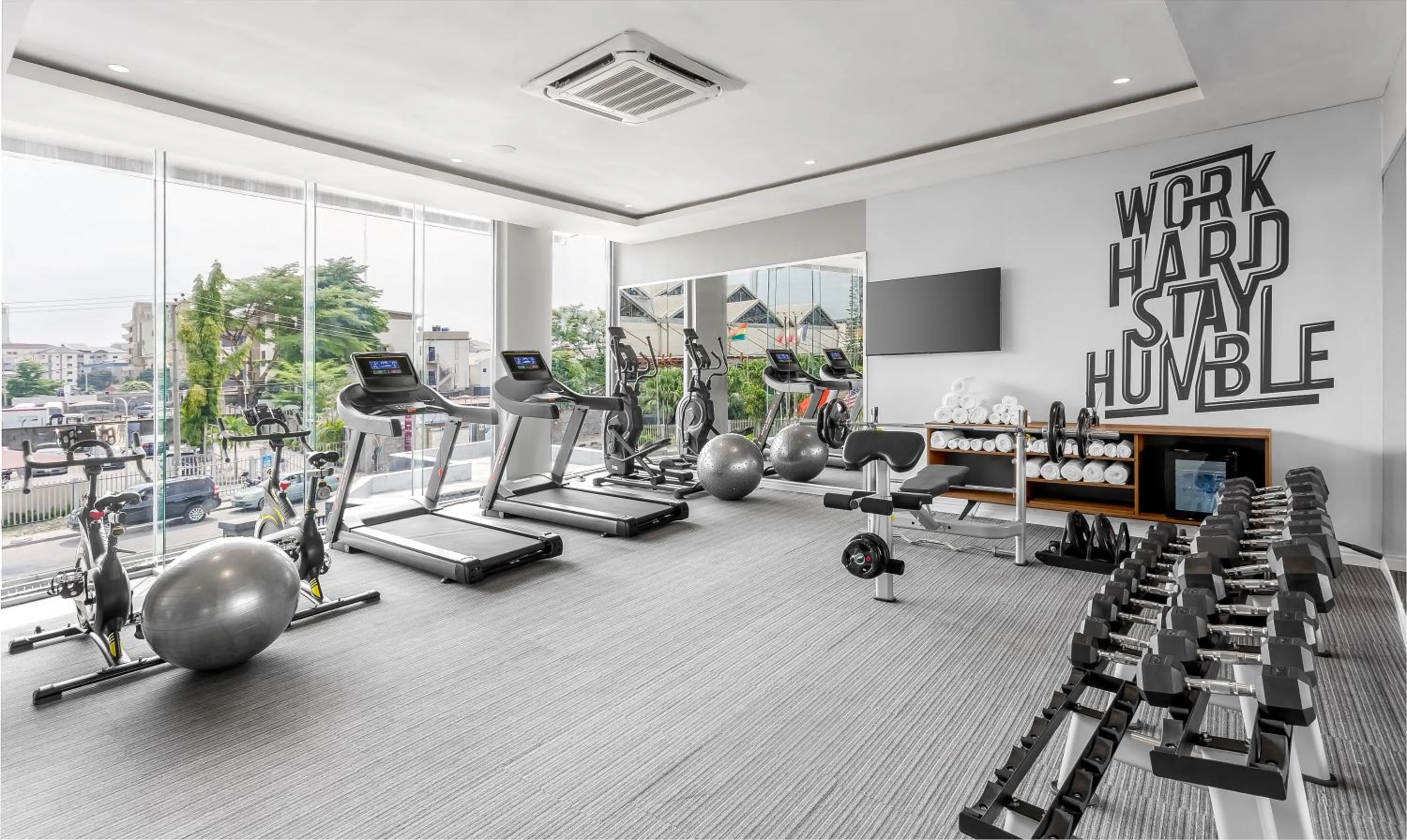 Fitness centre/facilities in The Art Hotel