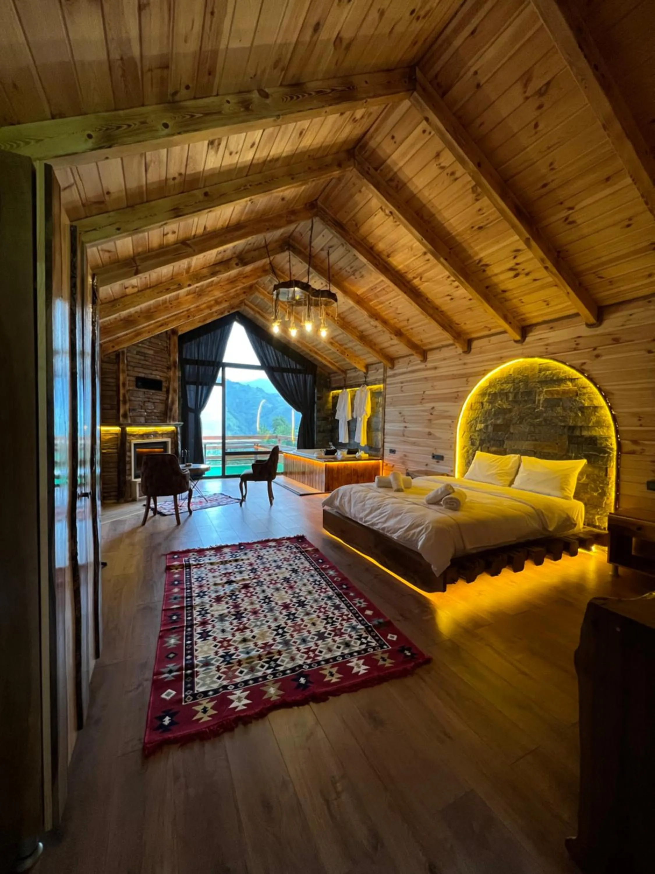 Bed in ZirvedeKal Suit Otel