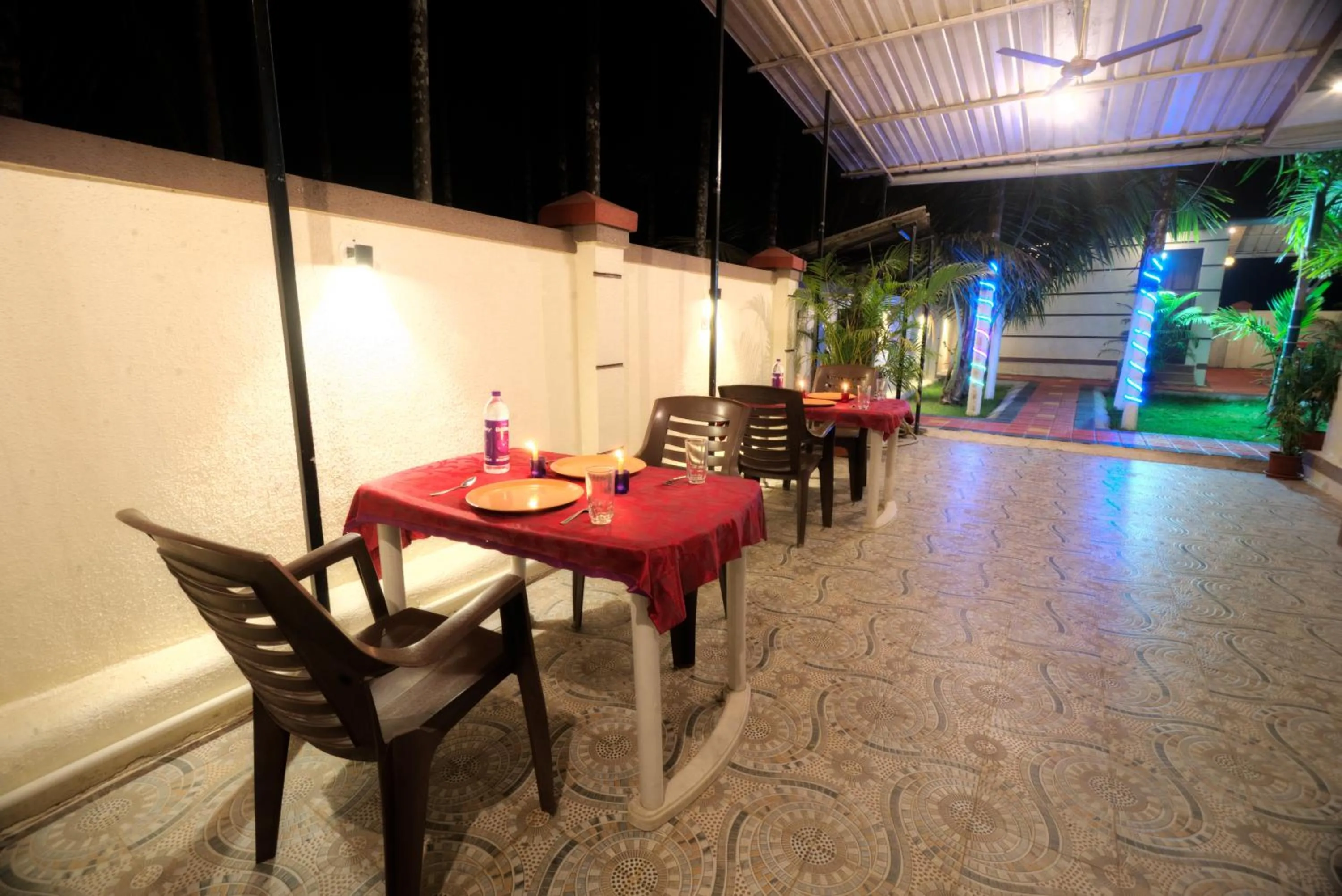 Dining area in Hotel Snehaprabha - Near to Nagaon Beach Alibaug