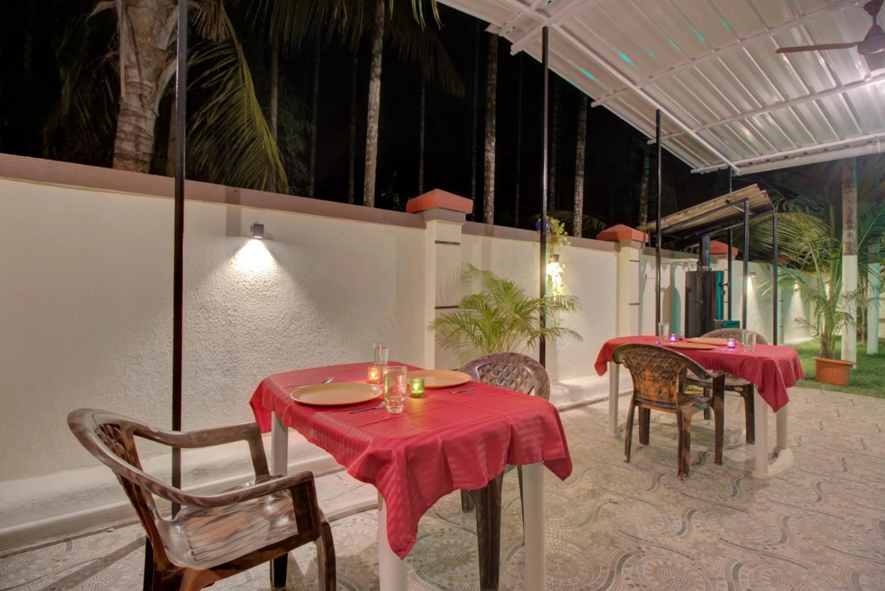 Dining area in Hotel Snehaprabha - Near to Nagaon Beach Alibaug