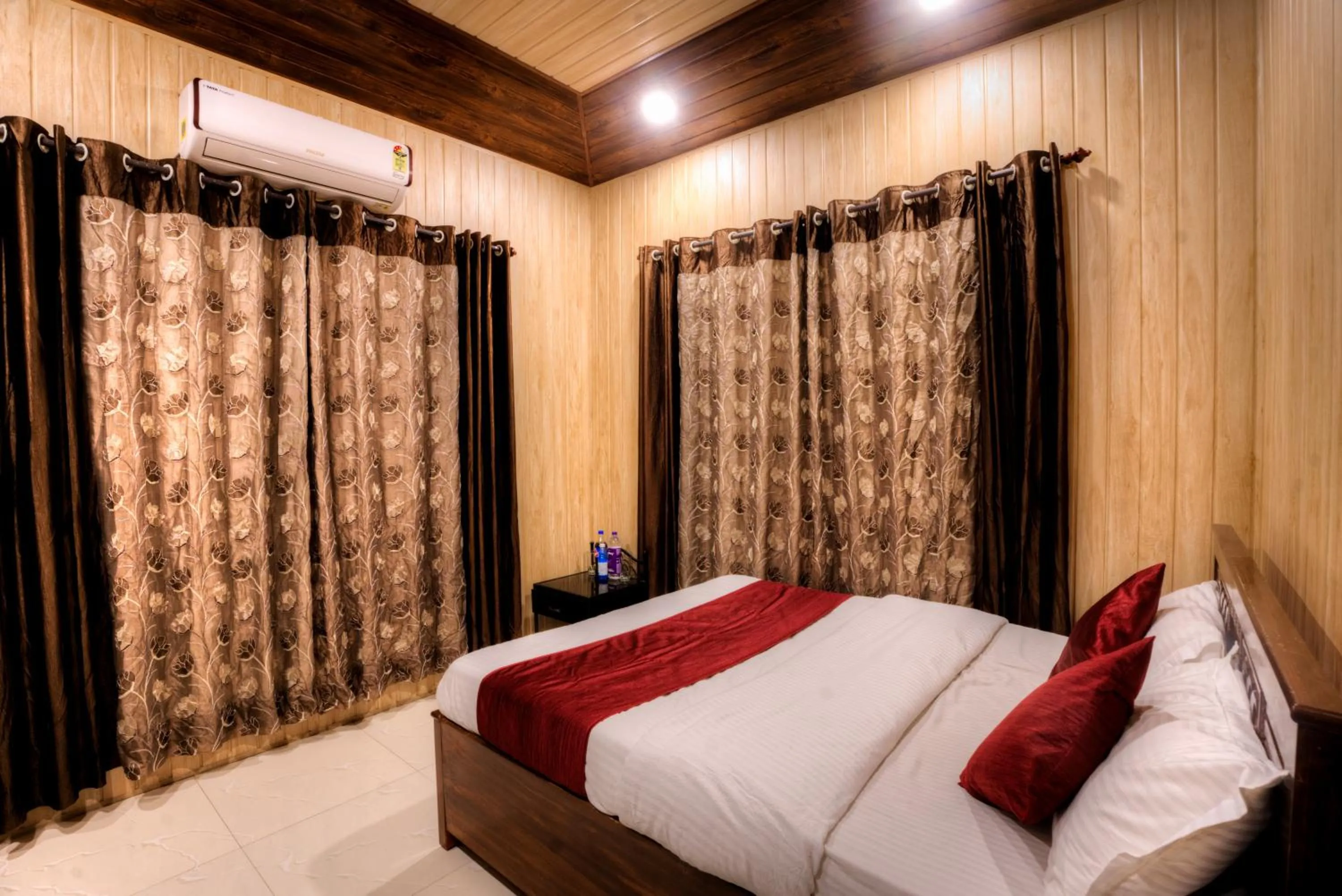 Photo of the whole room, Bed in Hotel Snehaprabha - Near to Nagaon Beach Alibaug