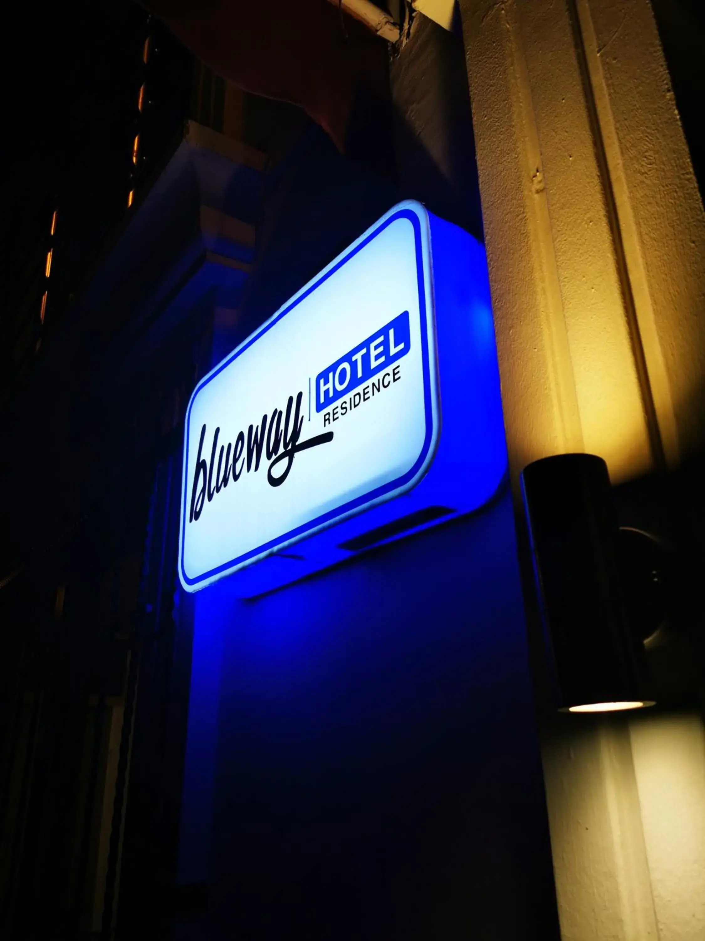 Property logo or sign in Blueway Hotel Residence Property logo or sign in Blueway Hotel Residence