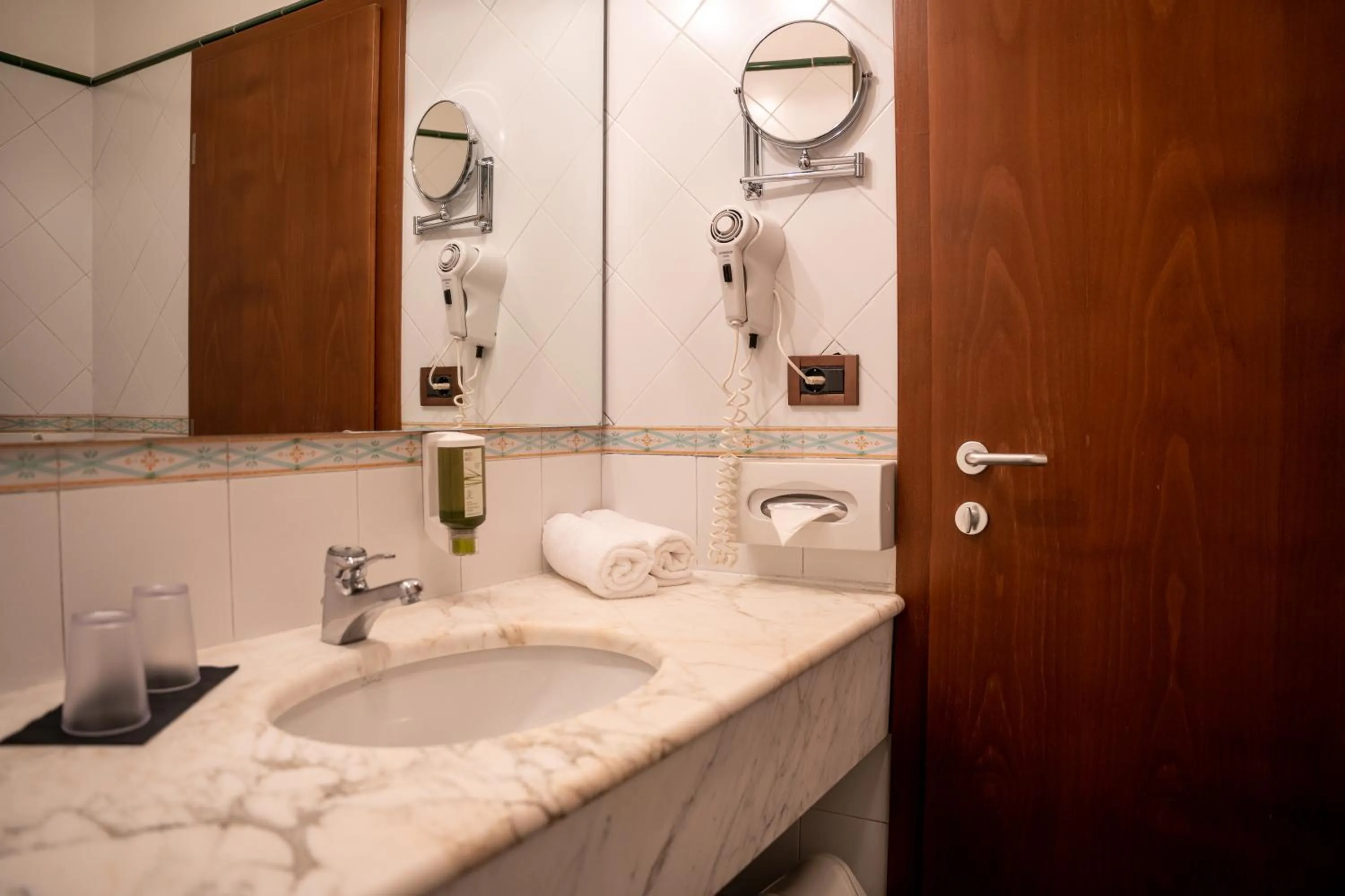 Bathroom in PanoramaHotel Penegal