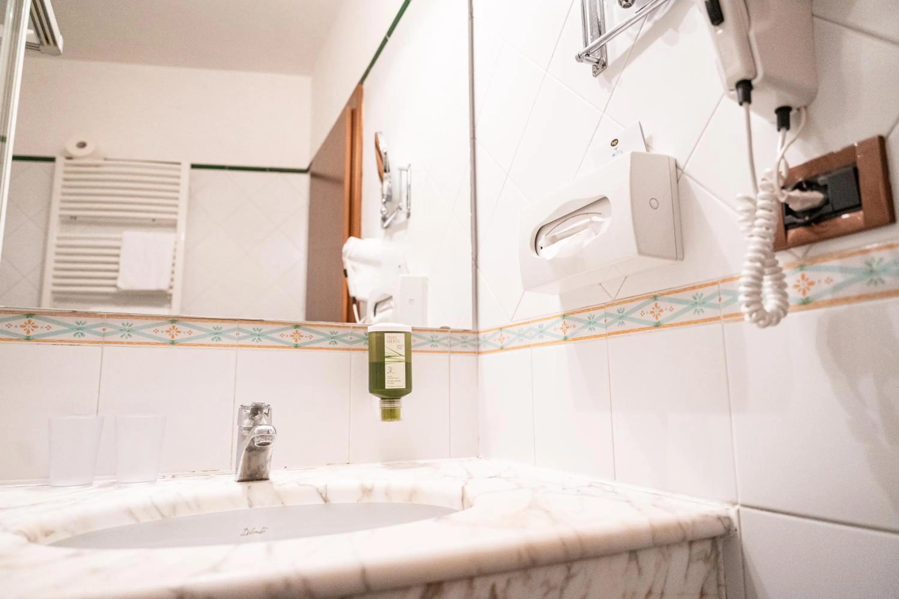 Bathroom in PanoramaHotel Penegal