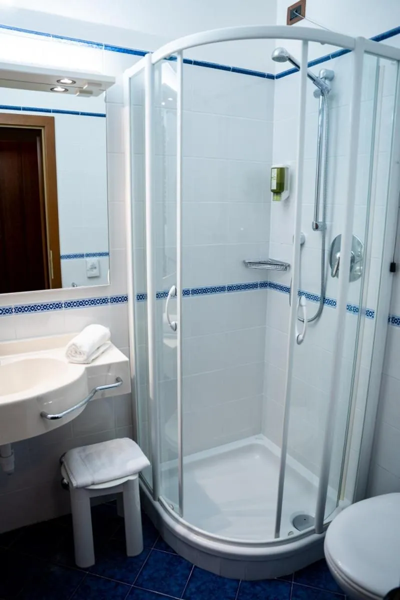 Shower in PanoramaHotel Penegal