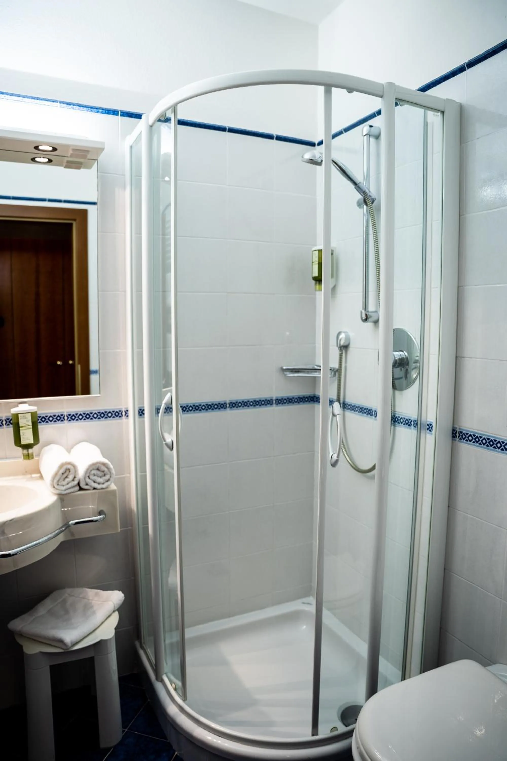 Bathroom in PanoramaHotel Penegal