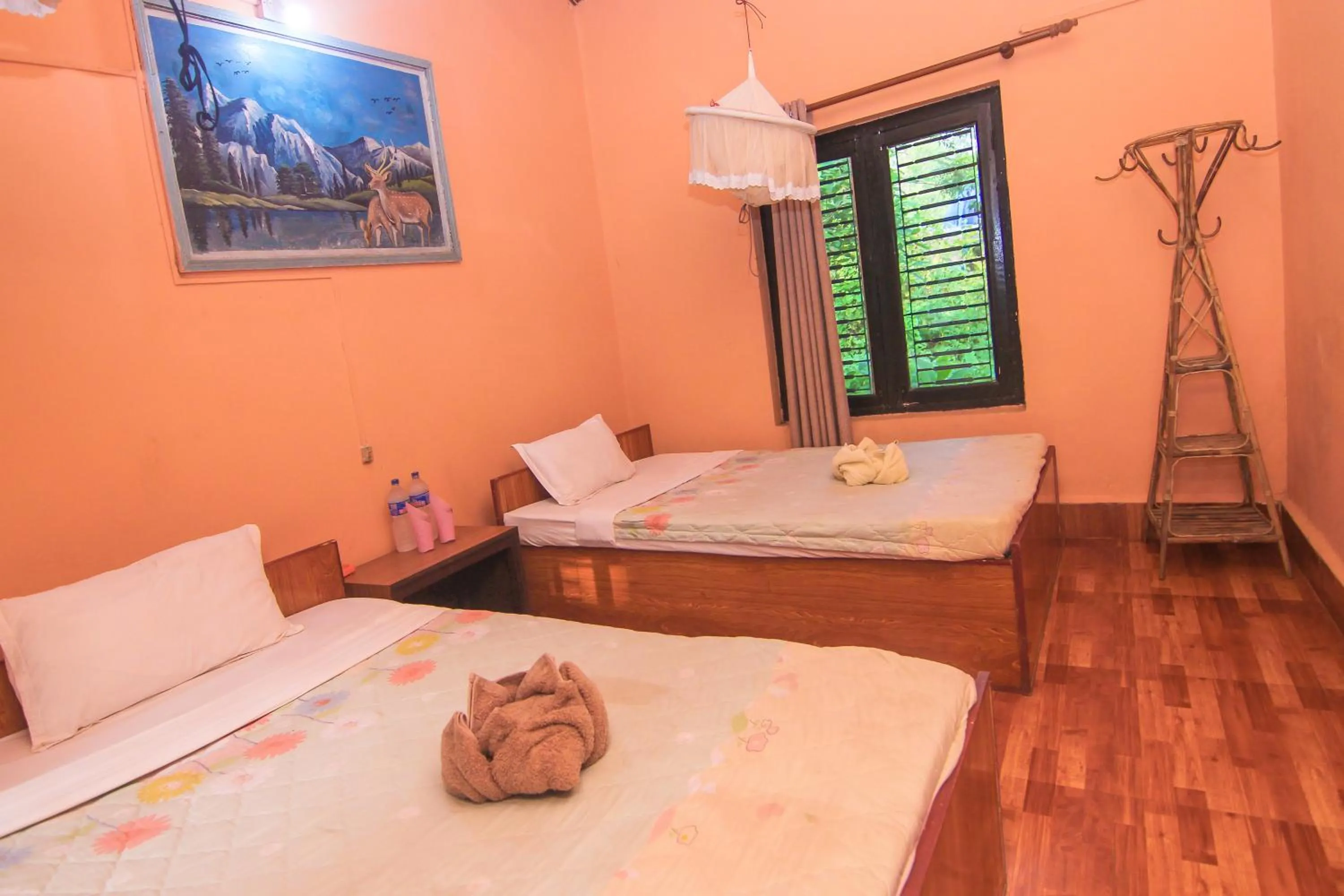 Bed in Chitwan Tiger Camp