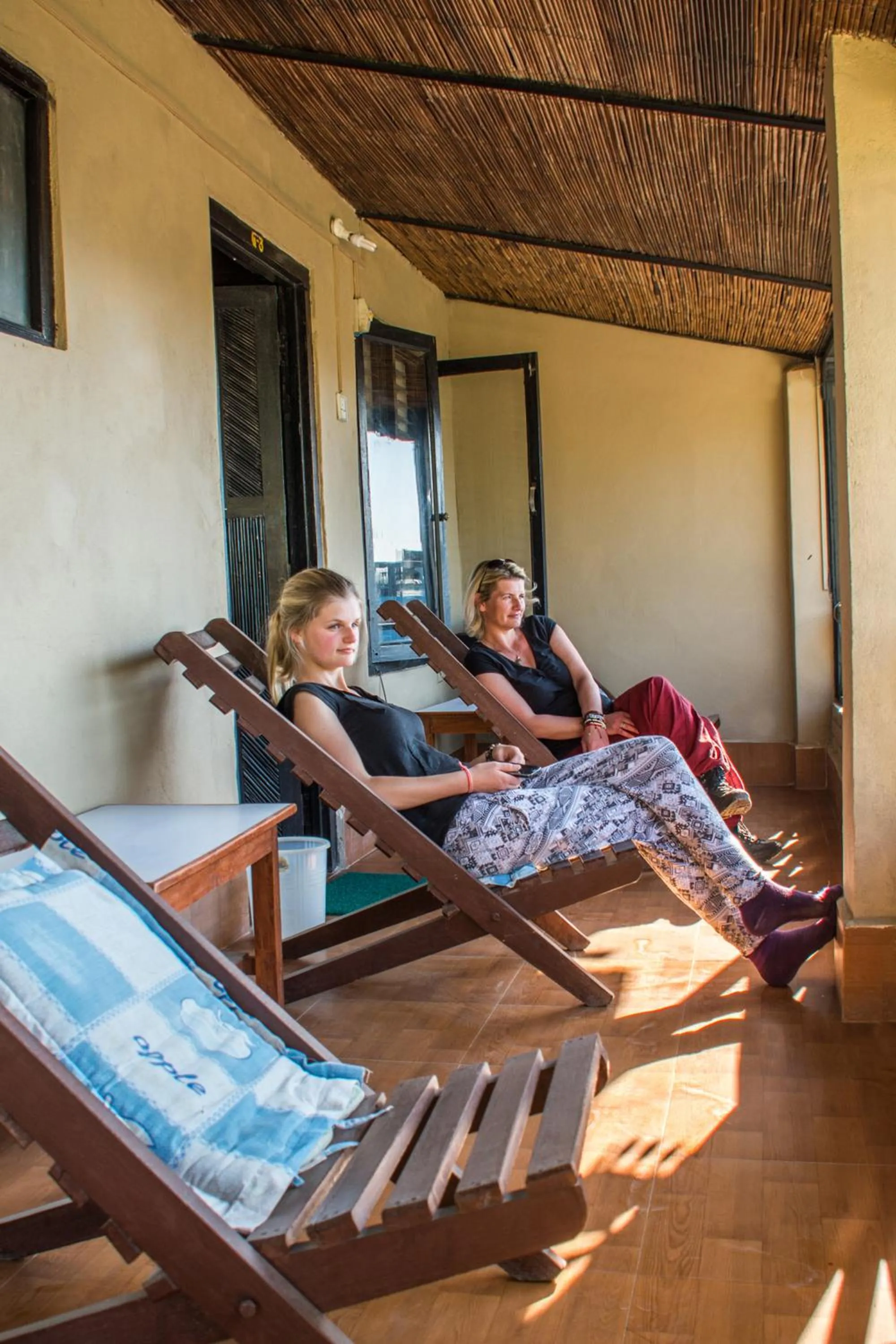 Balcony/Terrace in Chitwan Tiger Camp