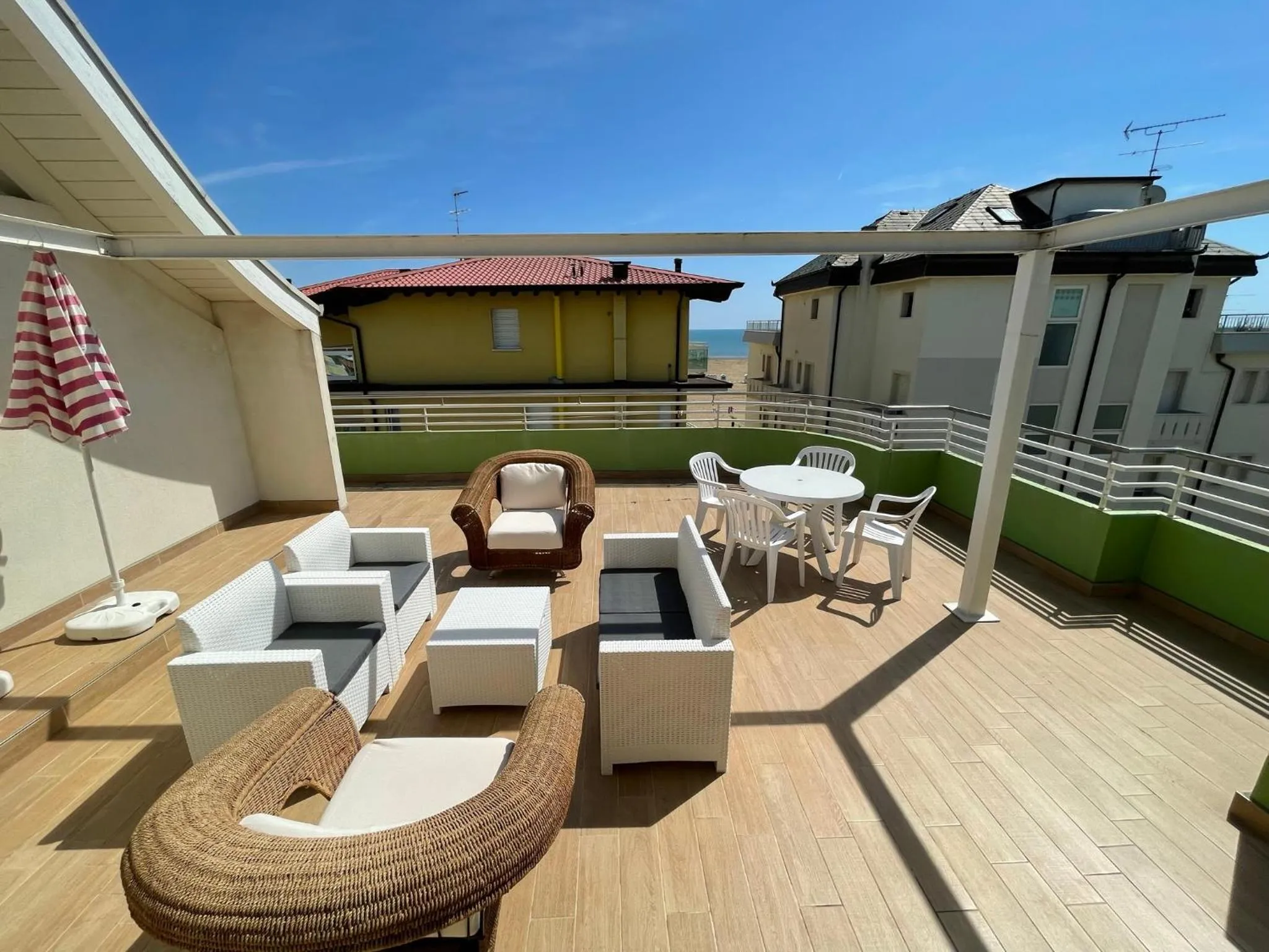 Balcony/Terrace in Residence Gianka - Agenzia Cocal