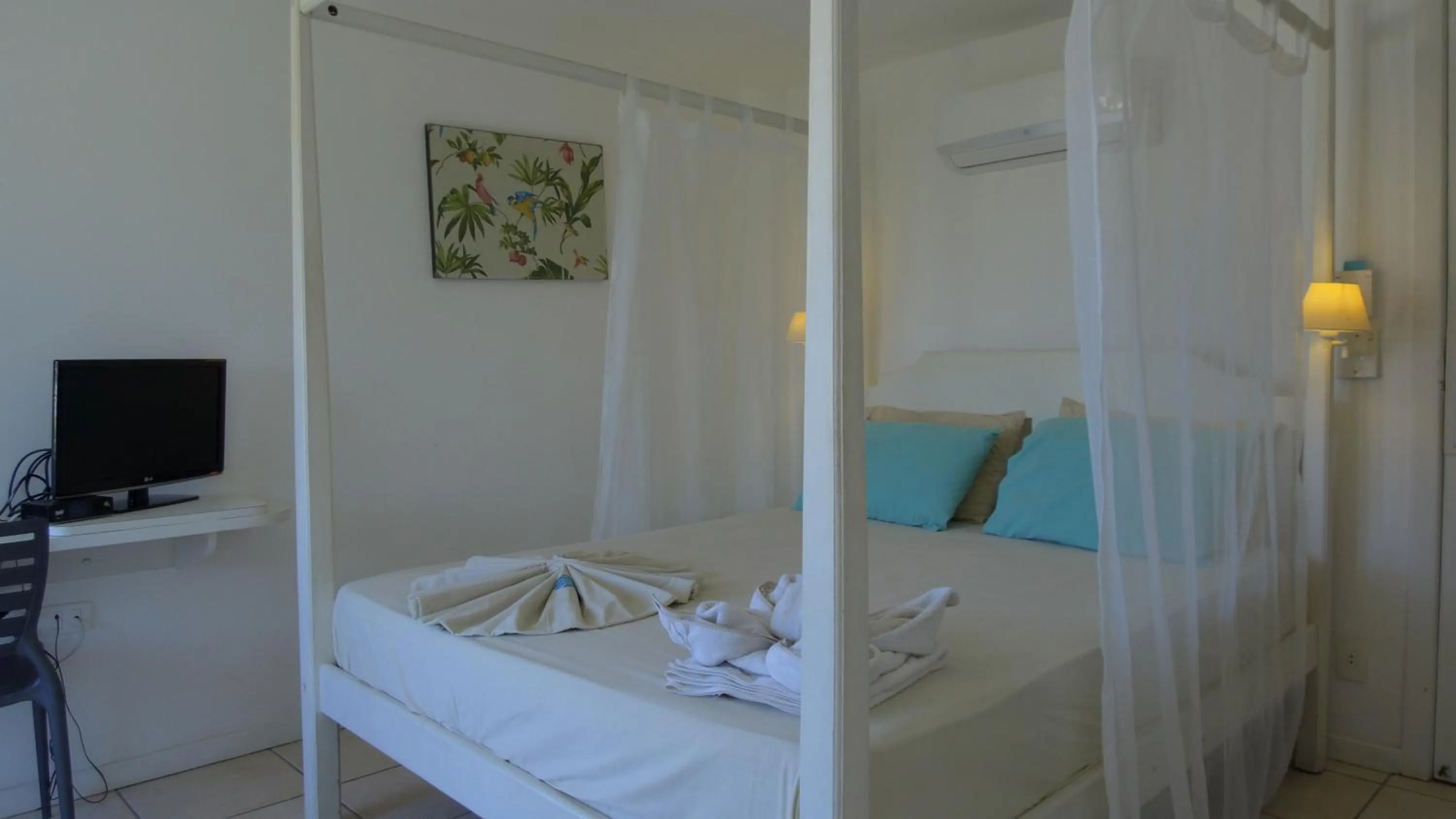 Bed in Capitão N Areia Pousada