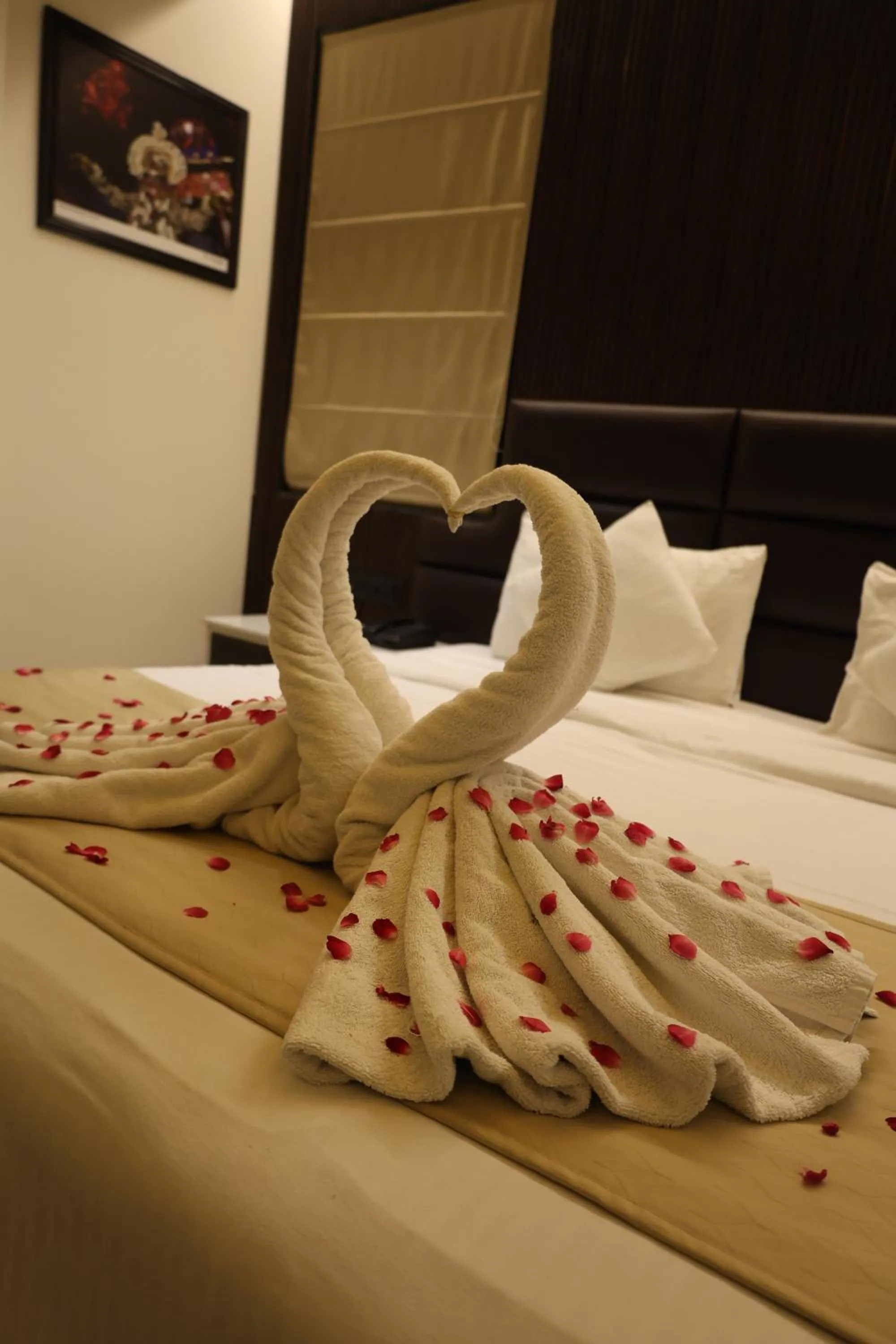 Bed in Hotel Hardik Palacio